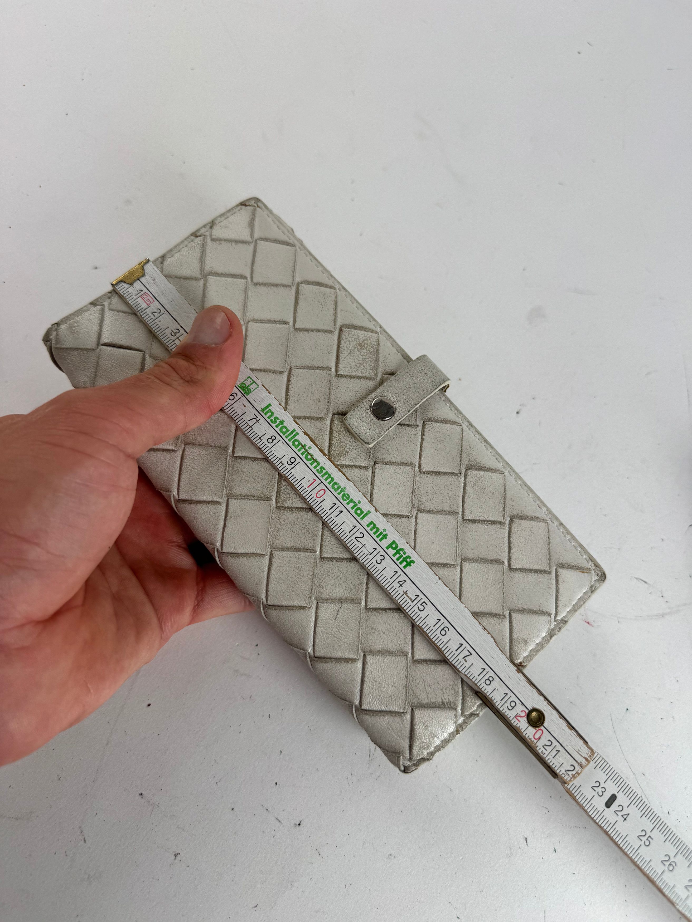 Bottega Veneta Vintage Leather wallet white Size ONE SIZE - 11 Thumbnail