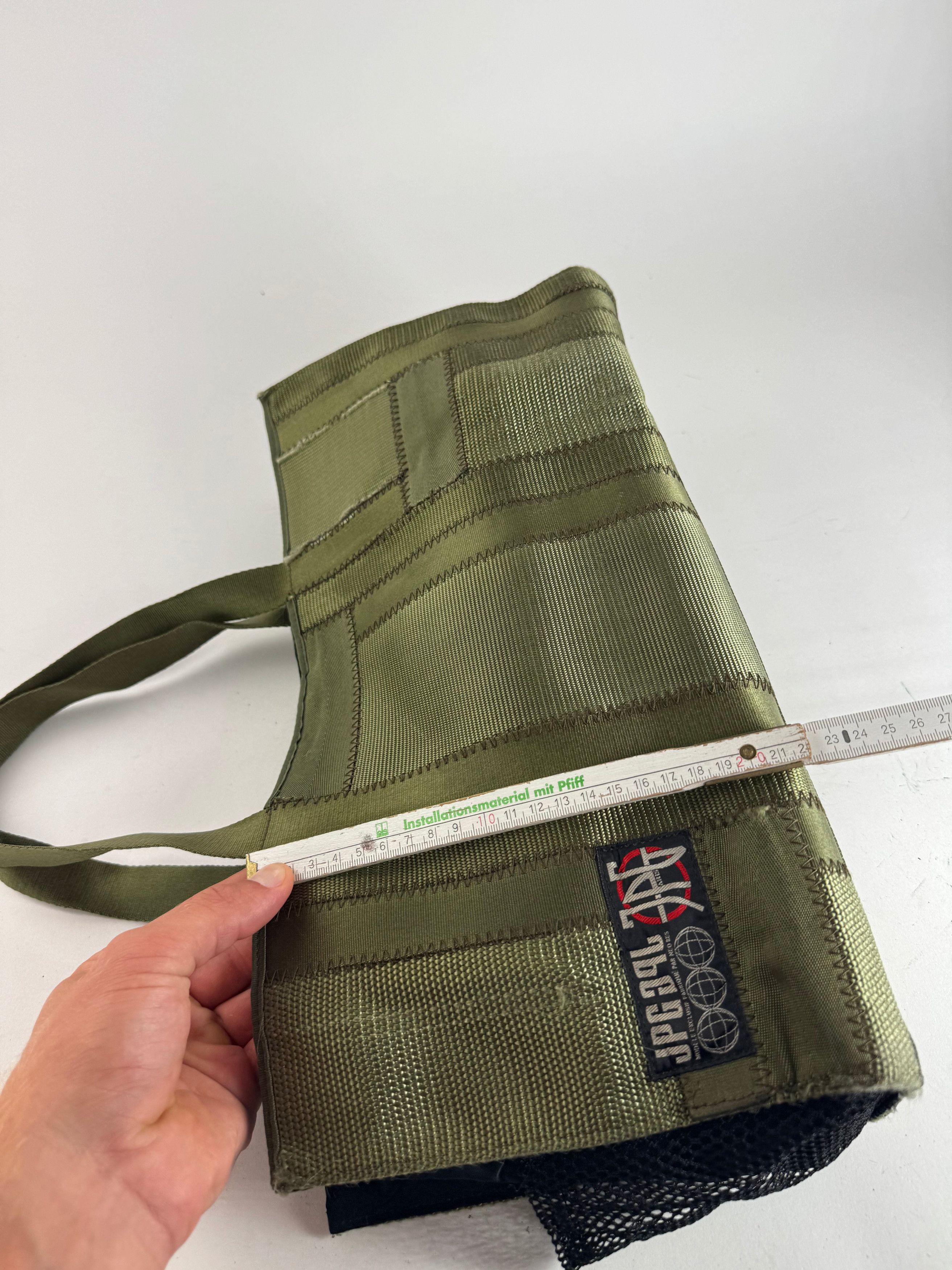 Jean Paul Gaultier Vintage Canvas Bag Green Size ONE SIZE - 13 Thumbnail