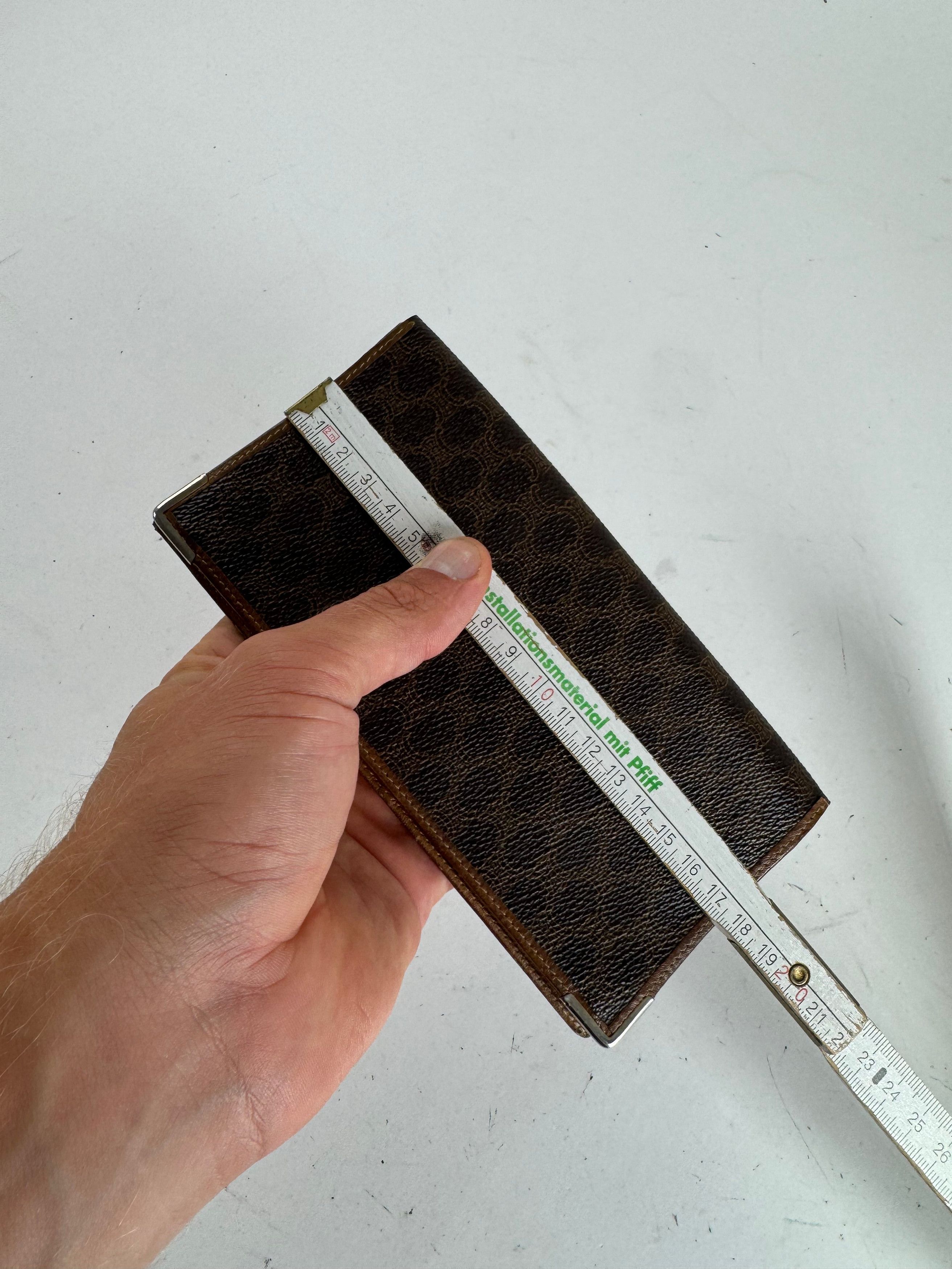 Celine Vintage Paris monogram ID holder / Card holder brown Size ONE SIZE - 10 Thumbnail