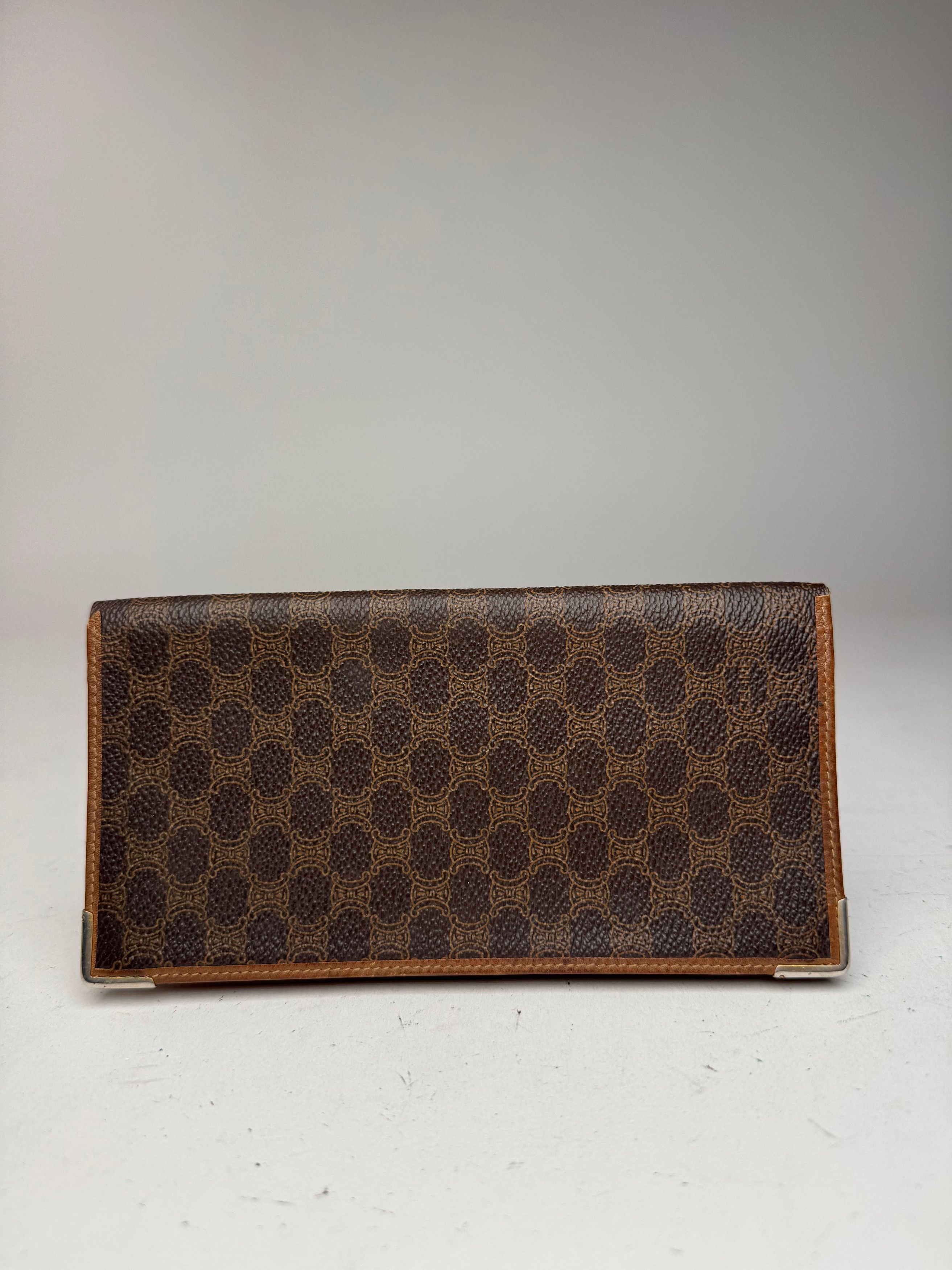 Celine Vintage Paris monogram ID holder / Card holder brown Size ONE SIZE - 12 Thumbnail