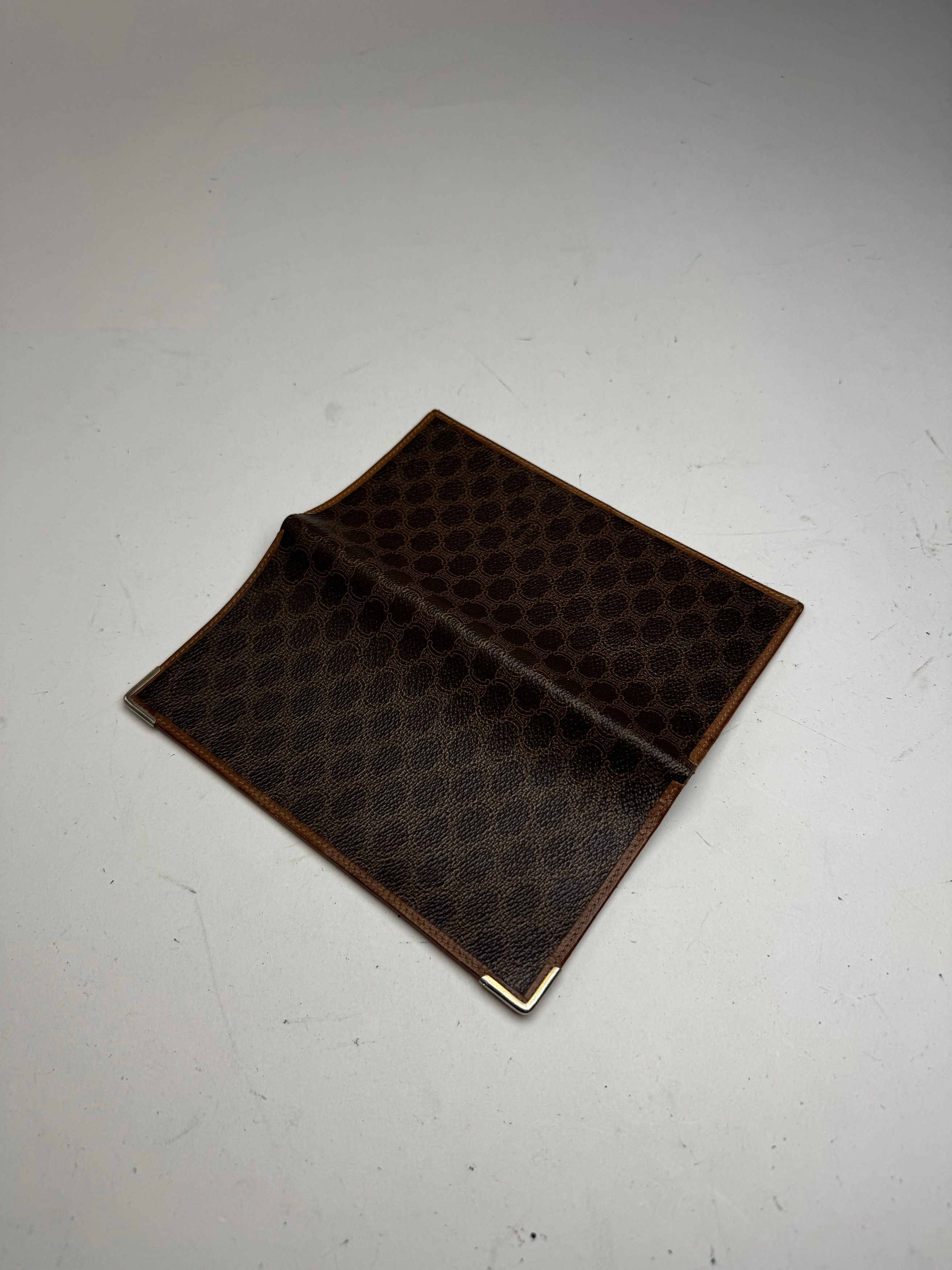 Celine Vintage Paris monogram ID holder / Card holder brown Size ONE SIZE - 9 Thumbnail