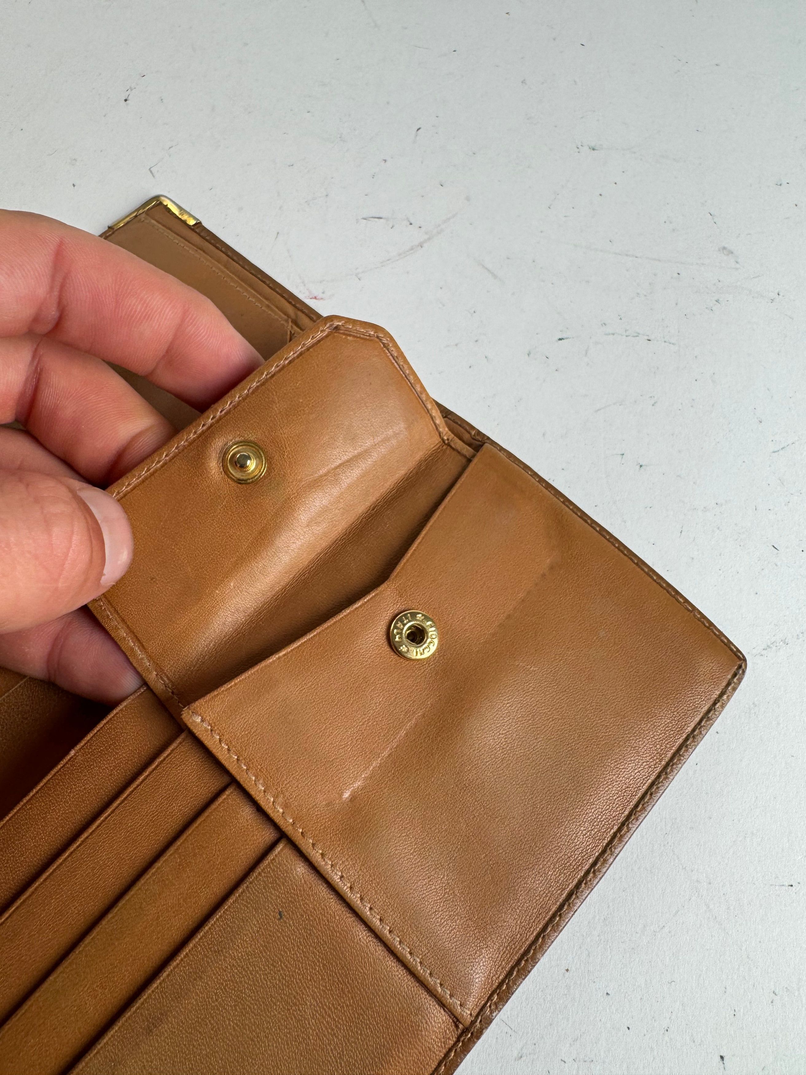 Celine Vintage Paris monogram ID holder / Card holder brown Size ONE SIZE - 8 Thumbnail