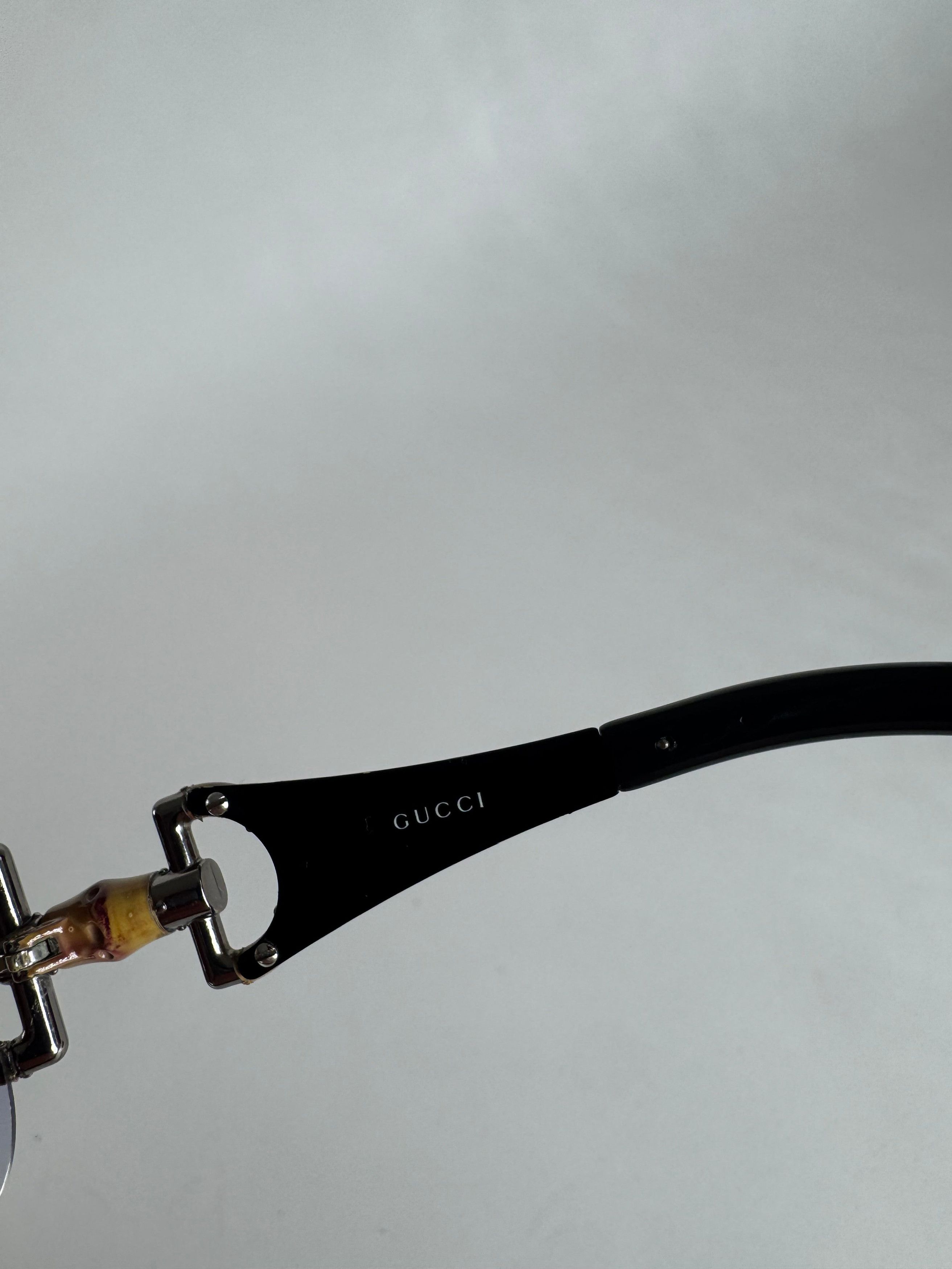 Gucci Vintage Bamboo Sunglasses Size ONE SIZE - 11 Thumbnail