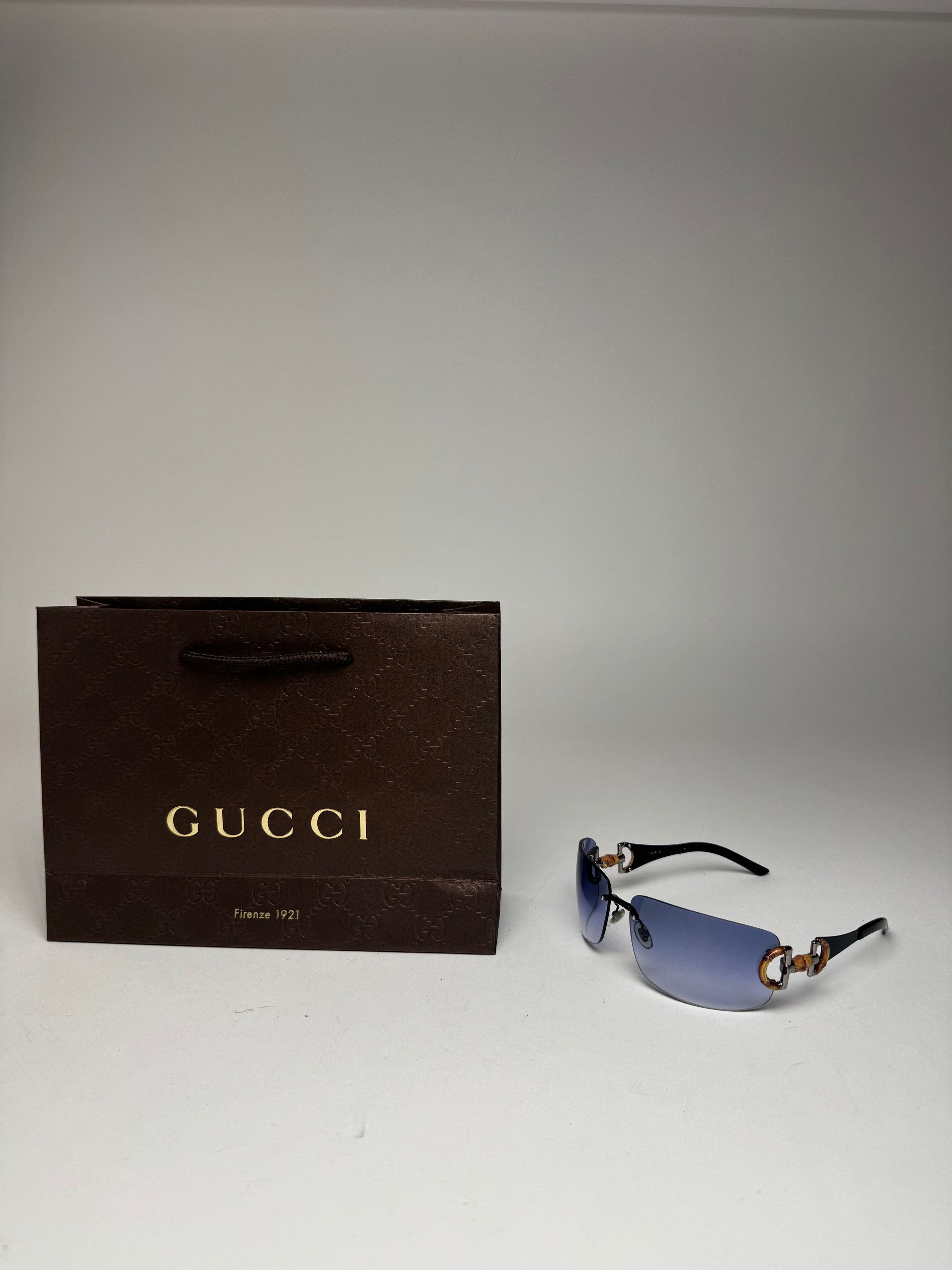 Gucci Vintage Bamboo Sunglasses Size ONE SIZE - 2 Thumbnail