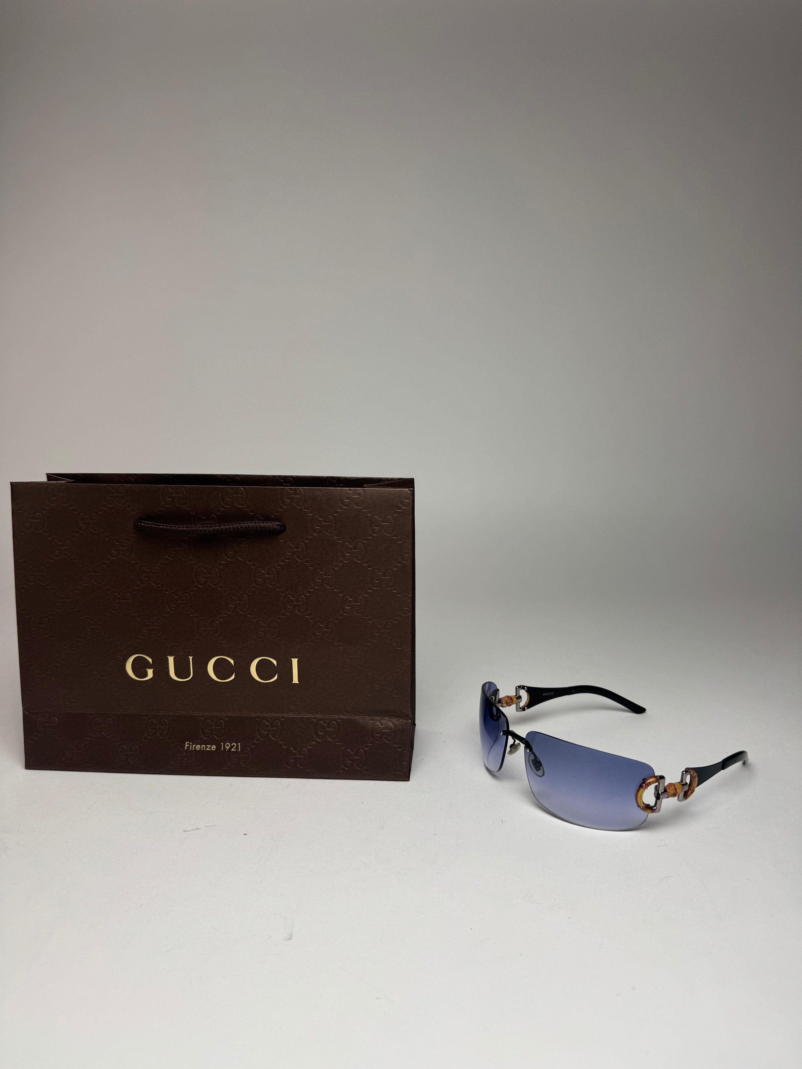 Gucci Vintage Bamboo Sunglasses Size ONE SIZE - 8 Thumbnail