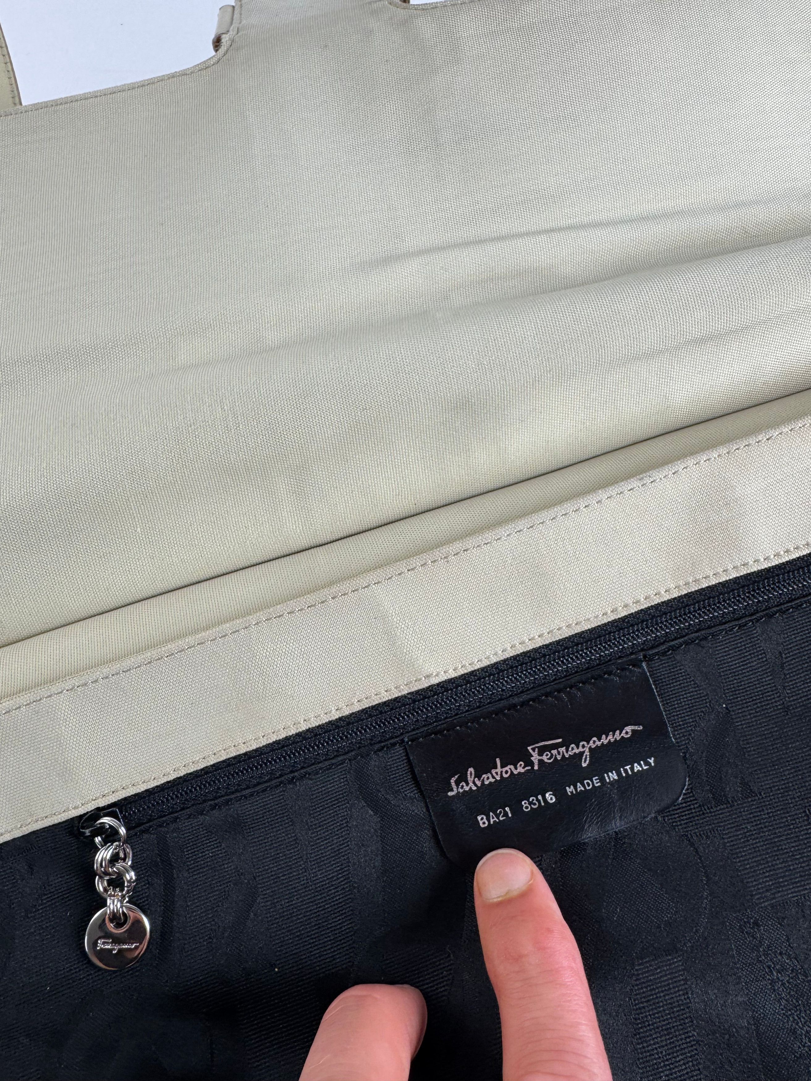 Salvatore Ferragamo Vintage Bag white Size ONE SIZE - 4 Thumbnail