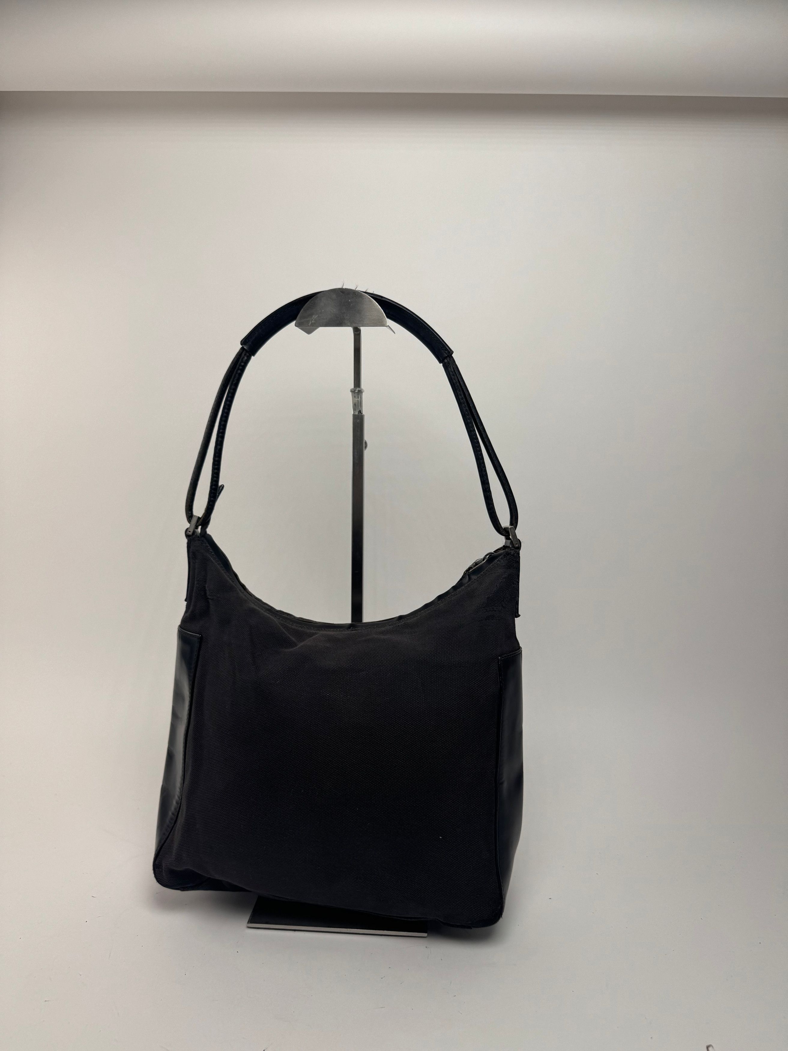 Gucci Vintage Leather cotton Bag black Size ONE SIZE - 13 Thumbnail