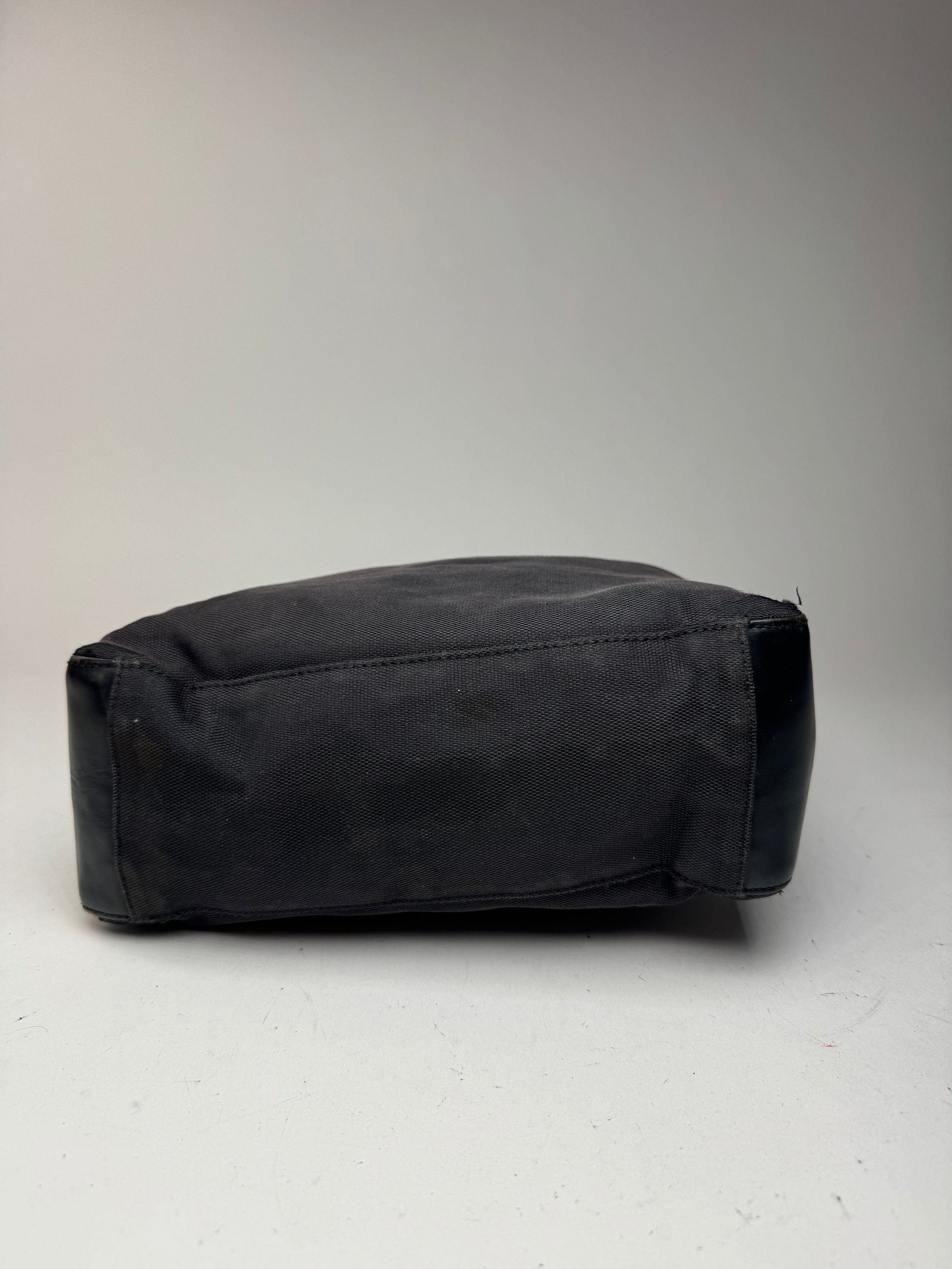 Gucci Vintage Leather cotton Bag black Size ONE SIZE - 8 Thumbnail
