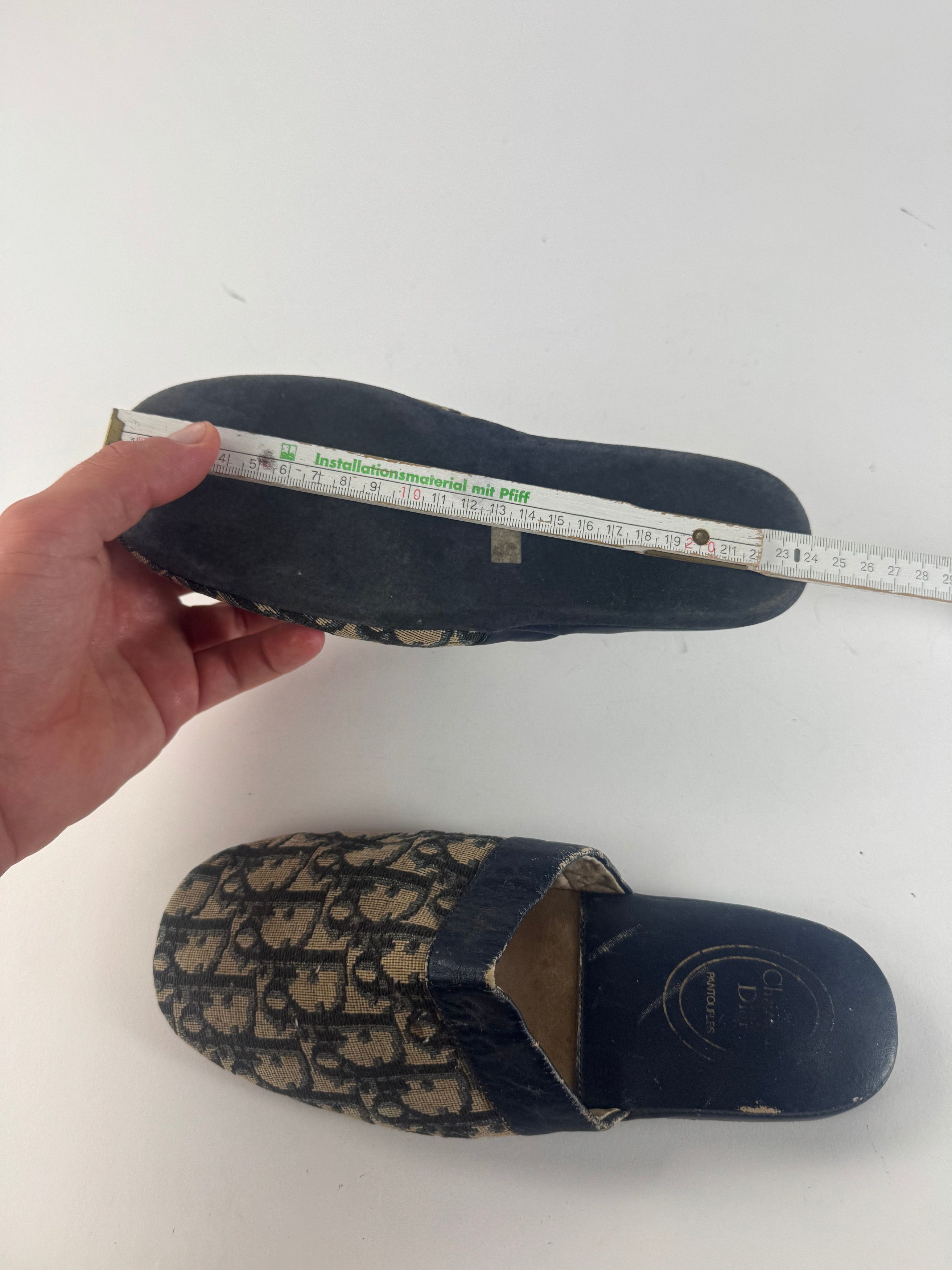 Dior Vintage Monogram Slides Size US 7 / IT 37 - 13 Thumbnail