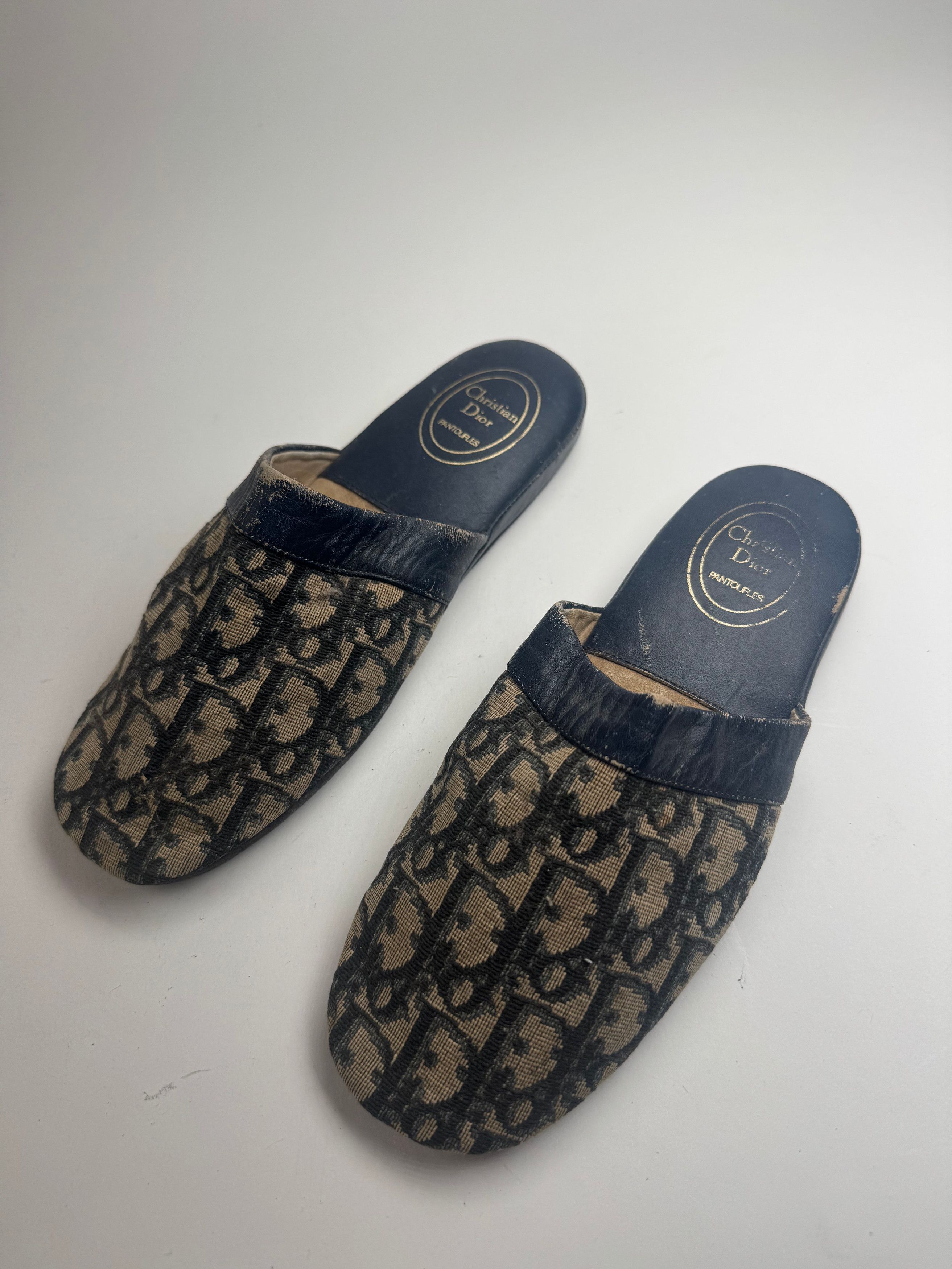 Dior Vintage Monogram Slides Size US 7 / IT 37 - 11 Thumbnail