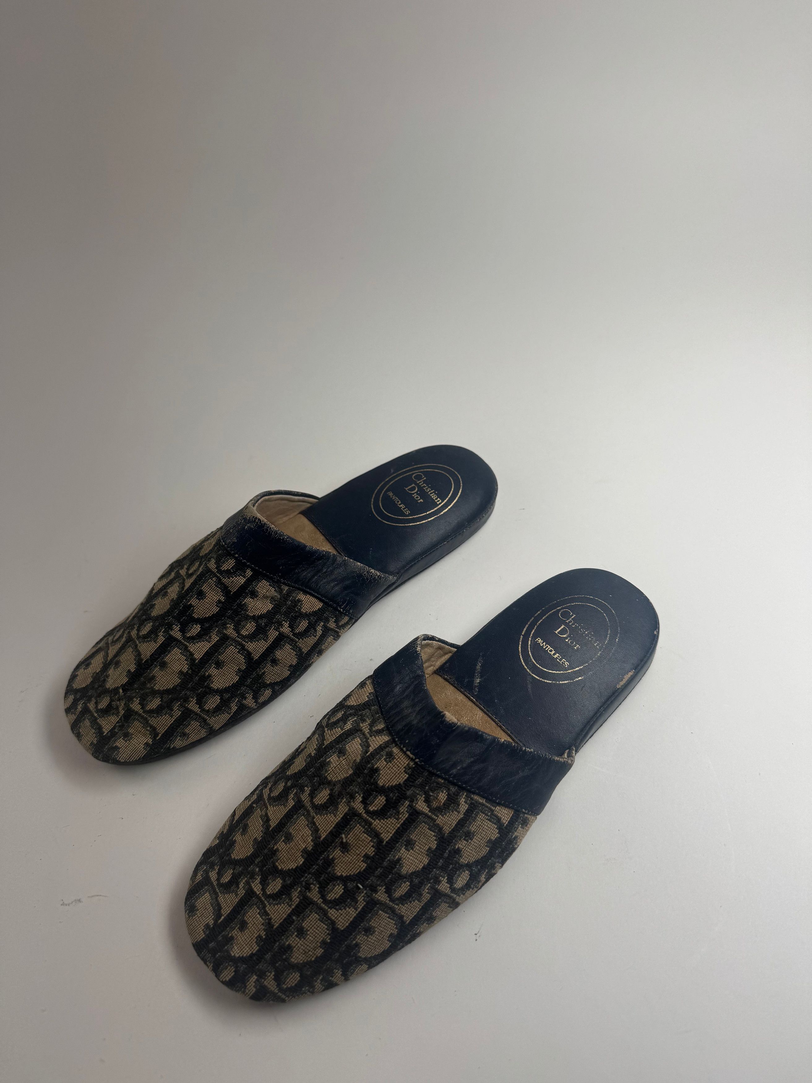 Dior Vintage Monogram Slides Size US 7 / IT 37 - 7 Thumbnail