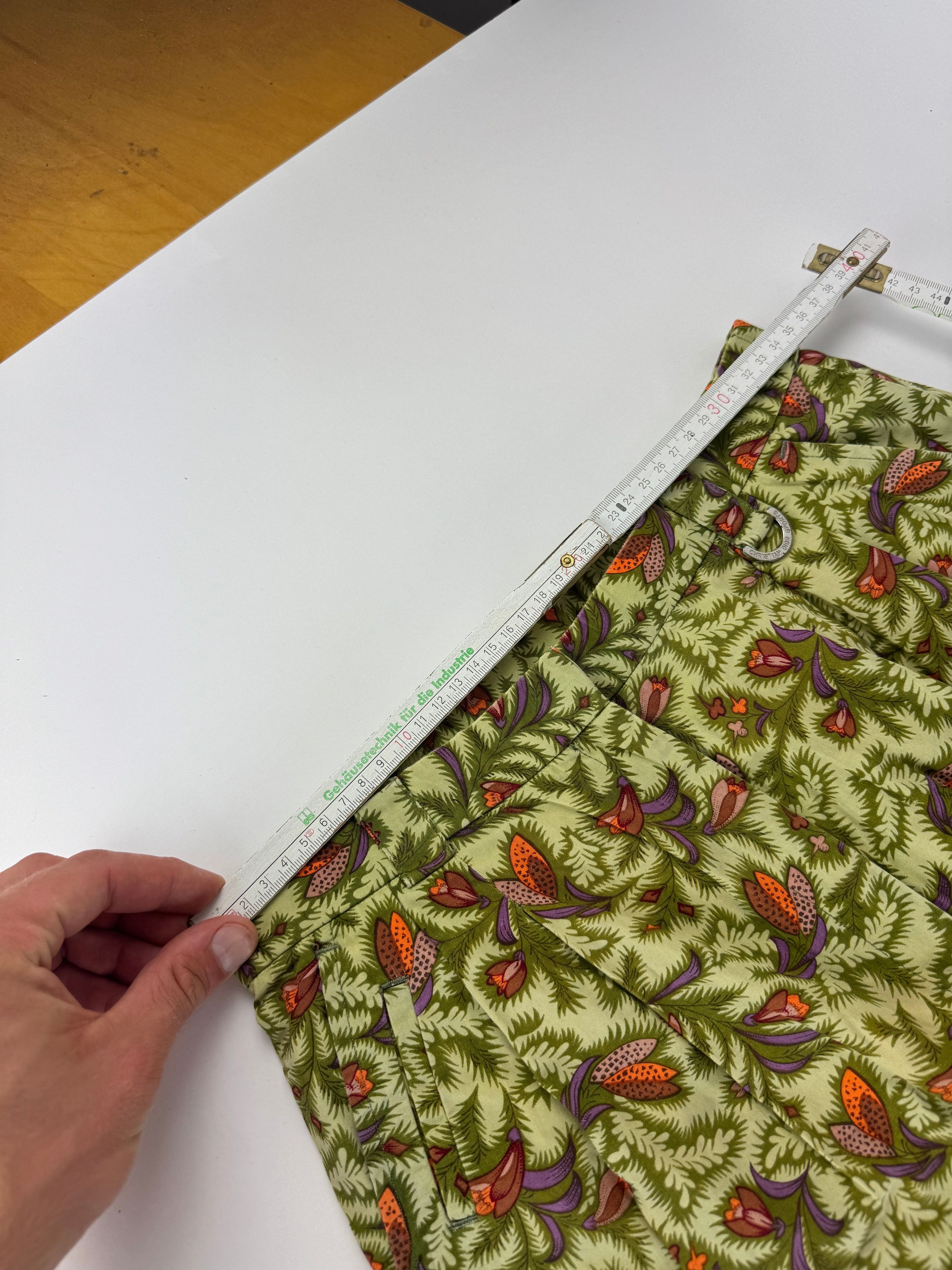 Dior Vintage Floral Pants green orange L Size 34" / US 12 / IT 48 - 6 Thumbnail