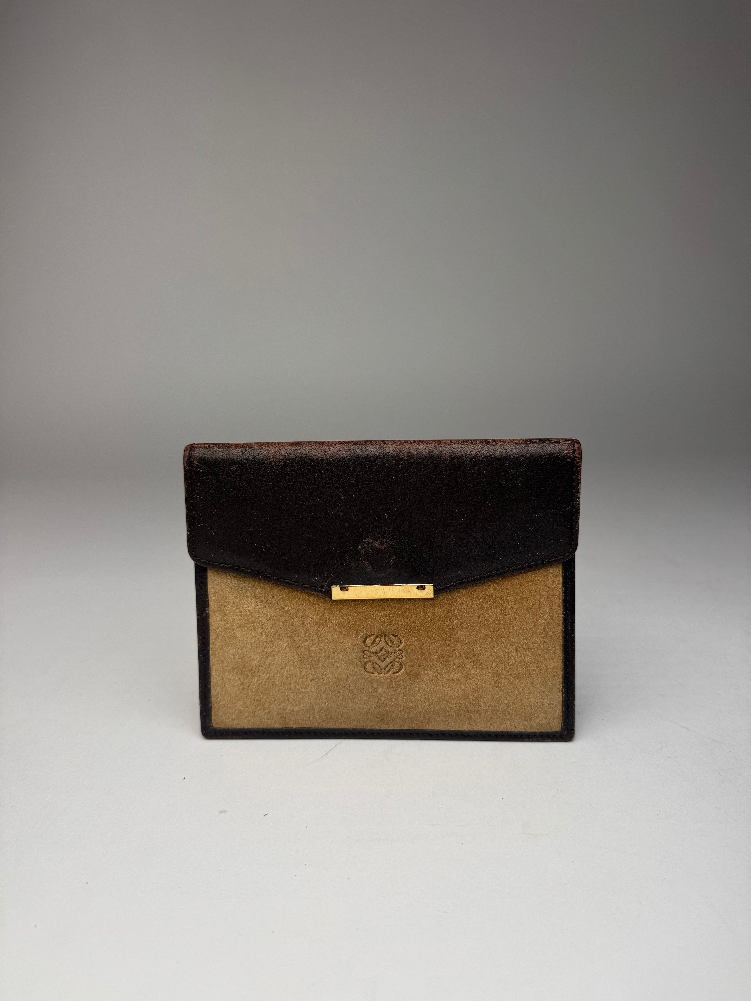 Loewe Vintage Suede / leather Card Holder Size ONE SIZE - 3 Thumbnail