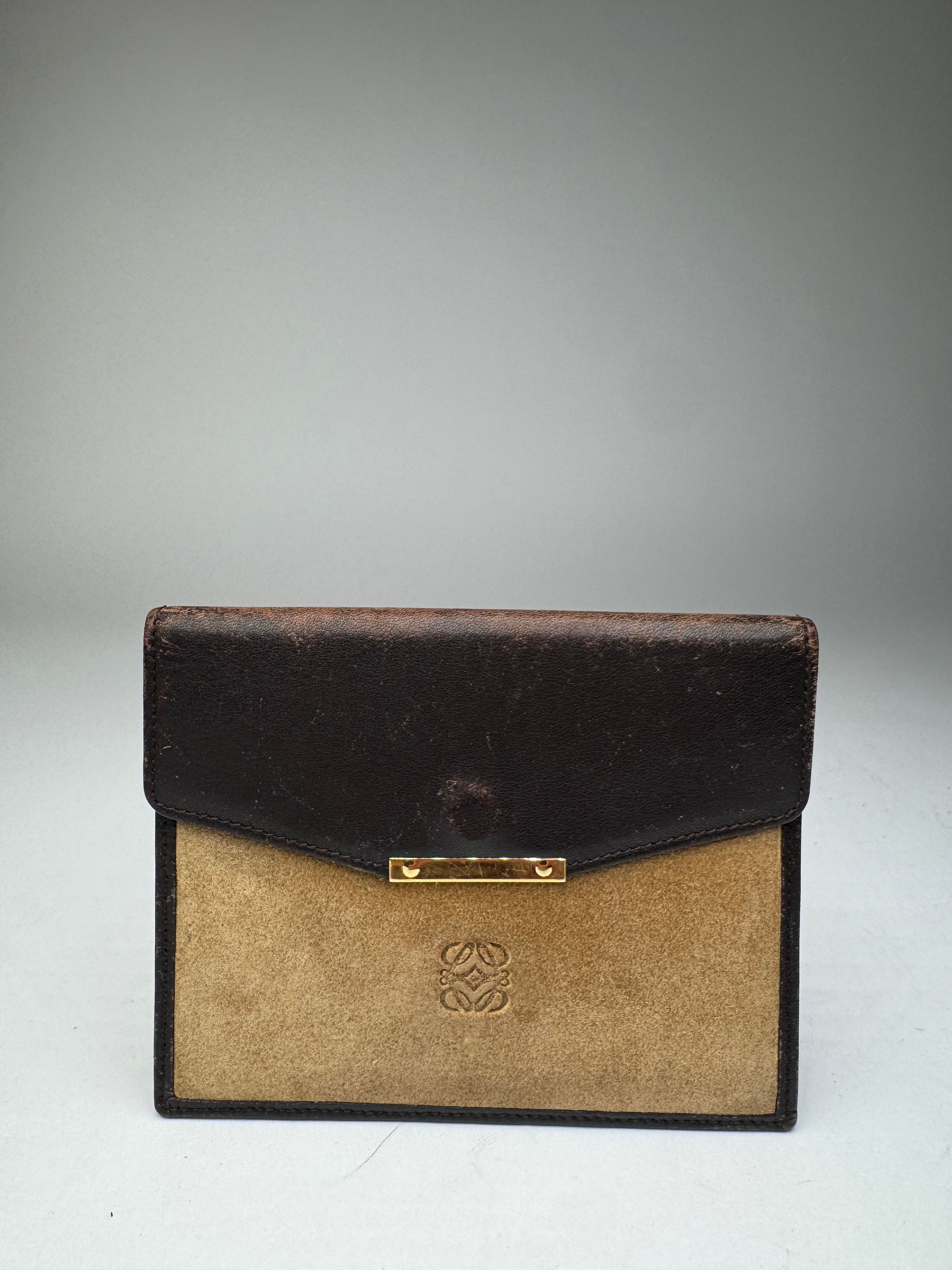 Loewe Vintage Suede / leather Card Holder Size ONE SIZE - 7 Thumbnail