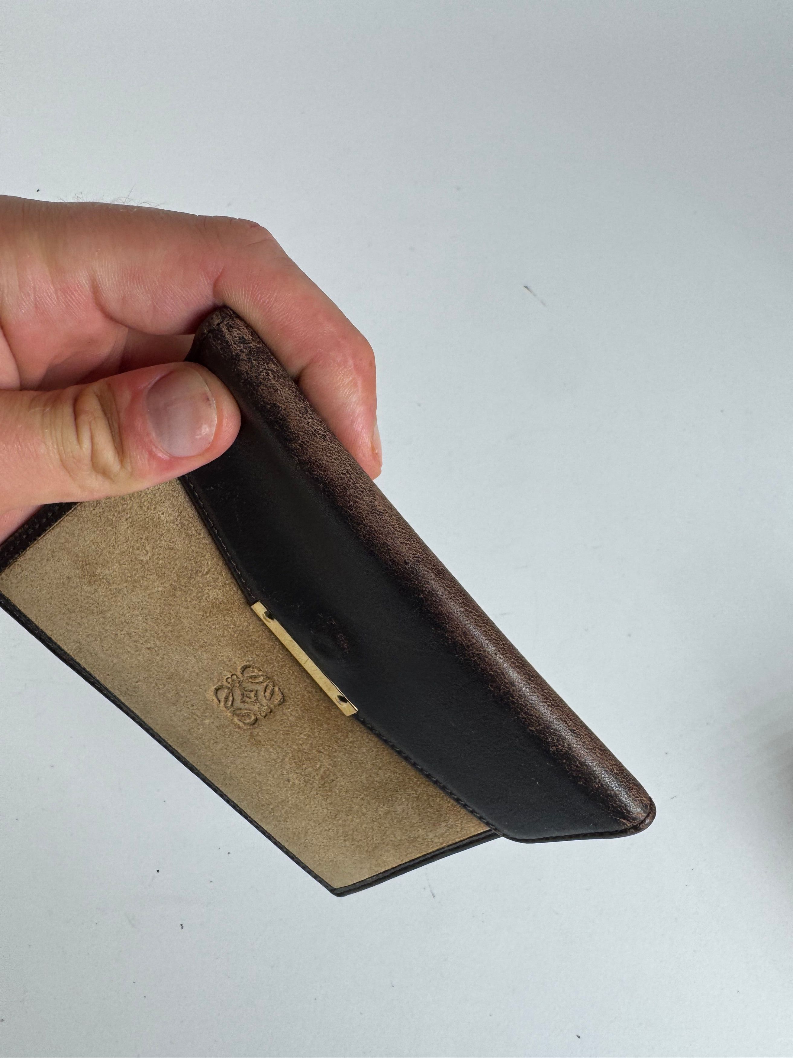 Loewe Vintage Suede / leather Card Holder Size ONE SIZE - 9 Thumbnail