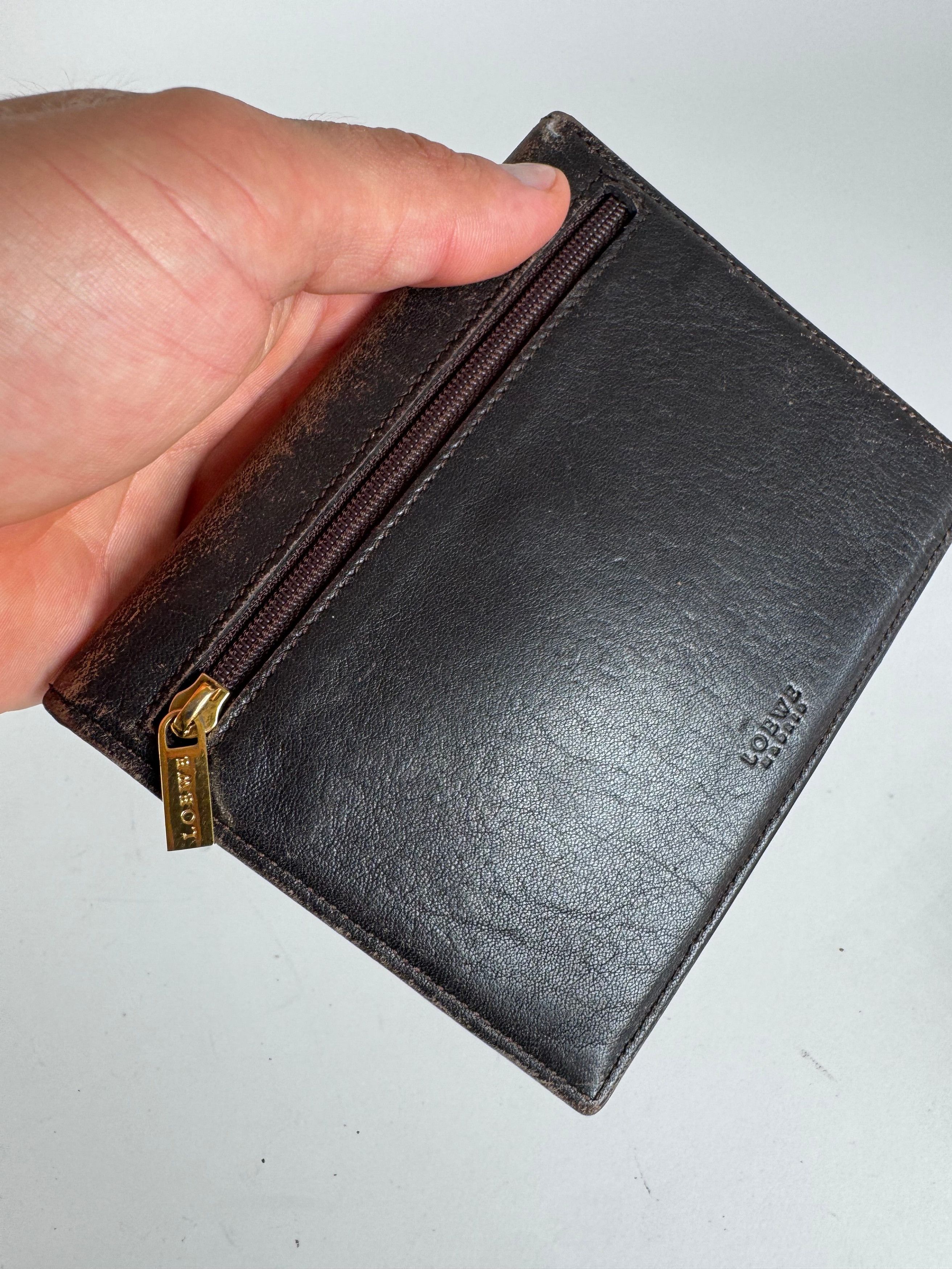 Loewe Vintage Suede / leather Card Holder Size ONE SIZE - 5 Thumbnail