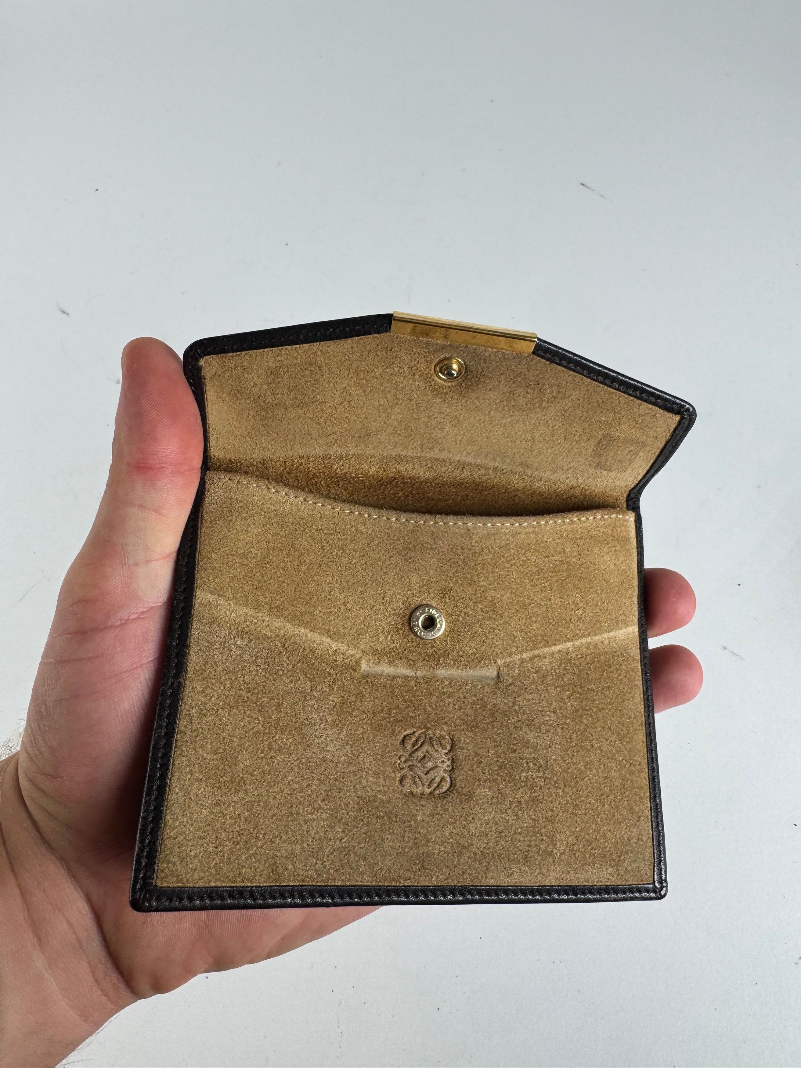 Loewe Vintage Suede / leather Card Holder Size ONE SIZE - 8 Thumbnail