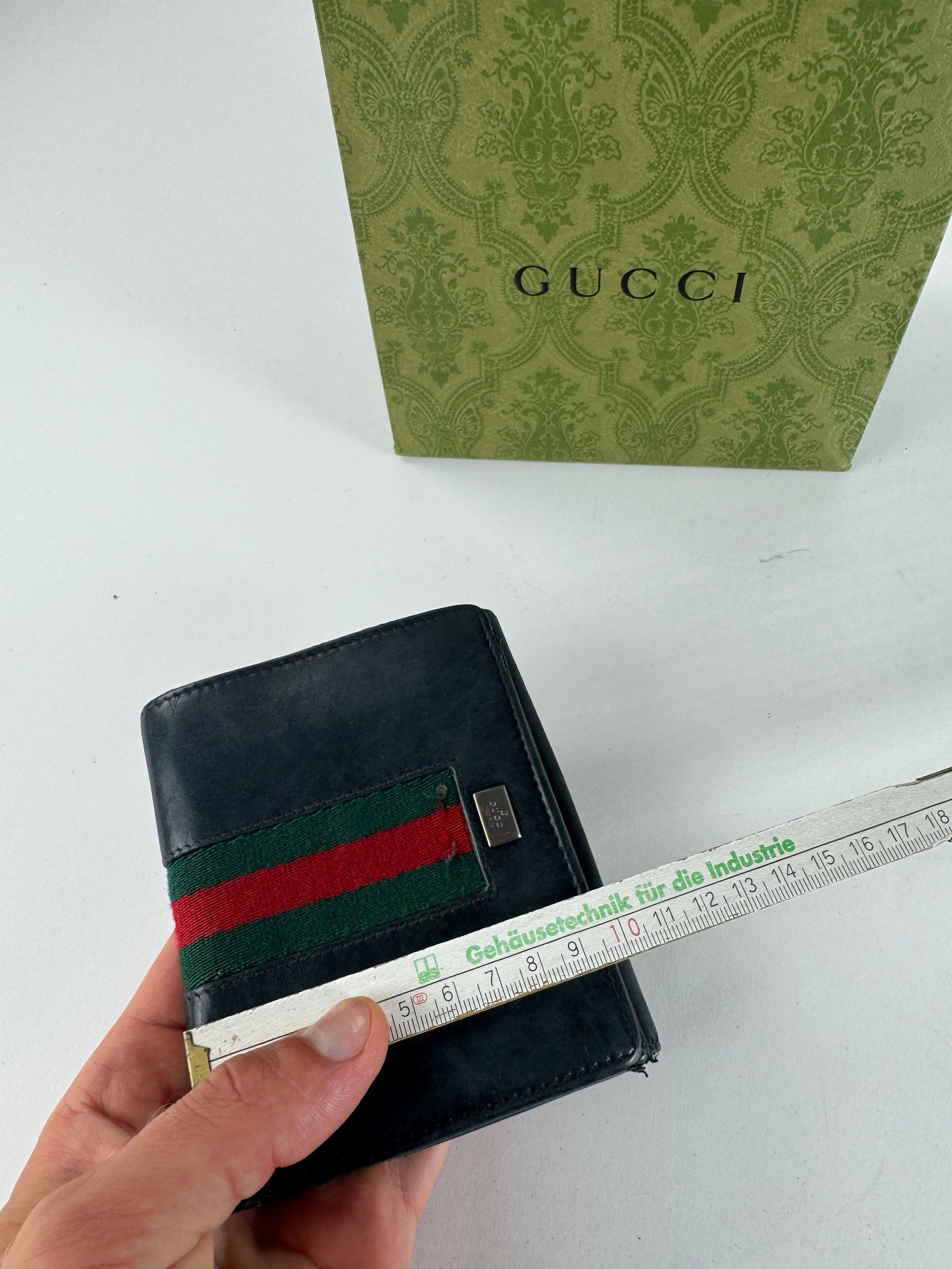 Gucci Vintage Leather wallet black Size ONE SIZE - 10 Thumbnail