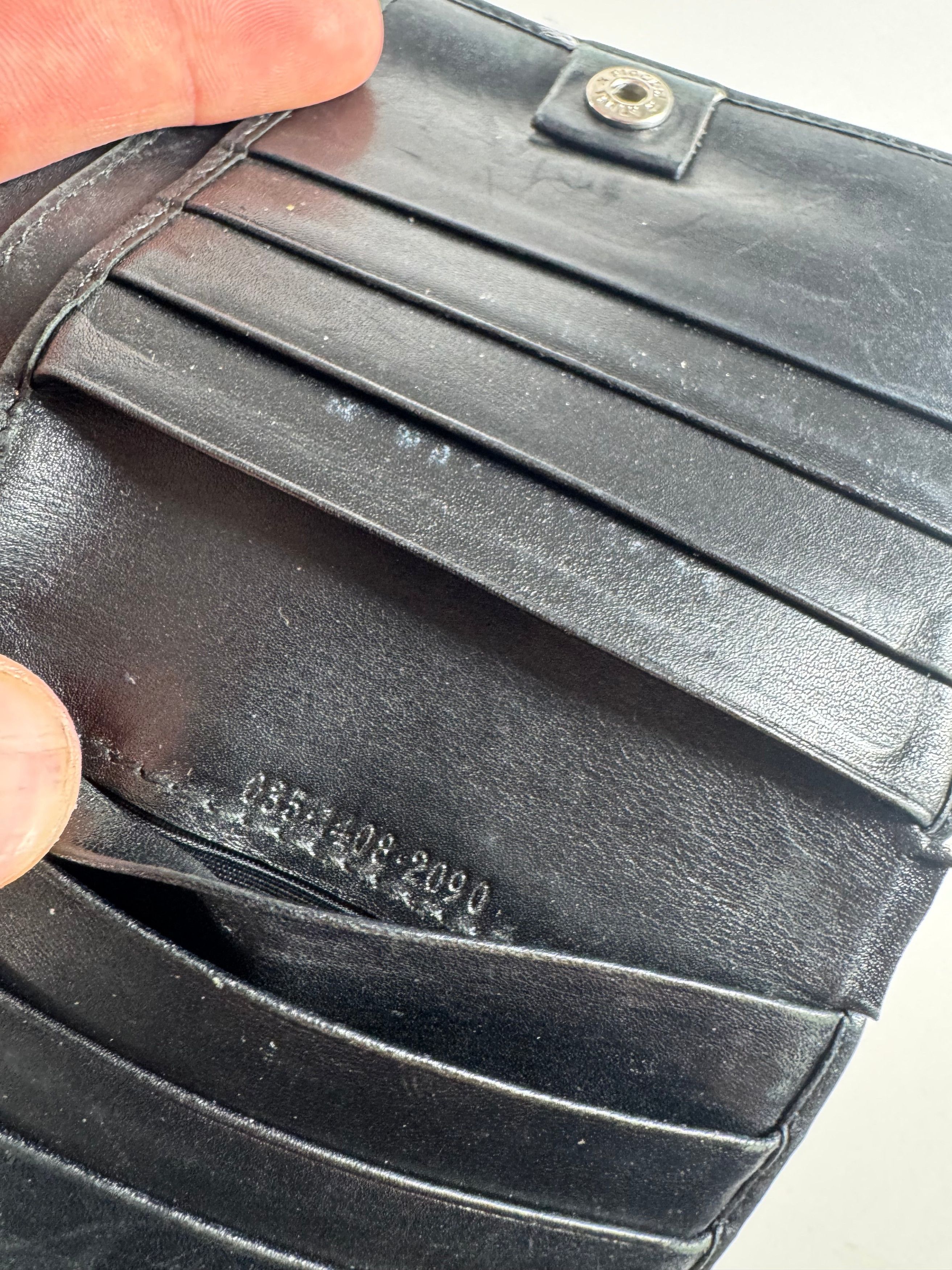 Gucci Vintage Leather wallet black Size ONE SIZE - 7 Thumbnail