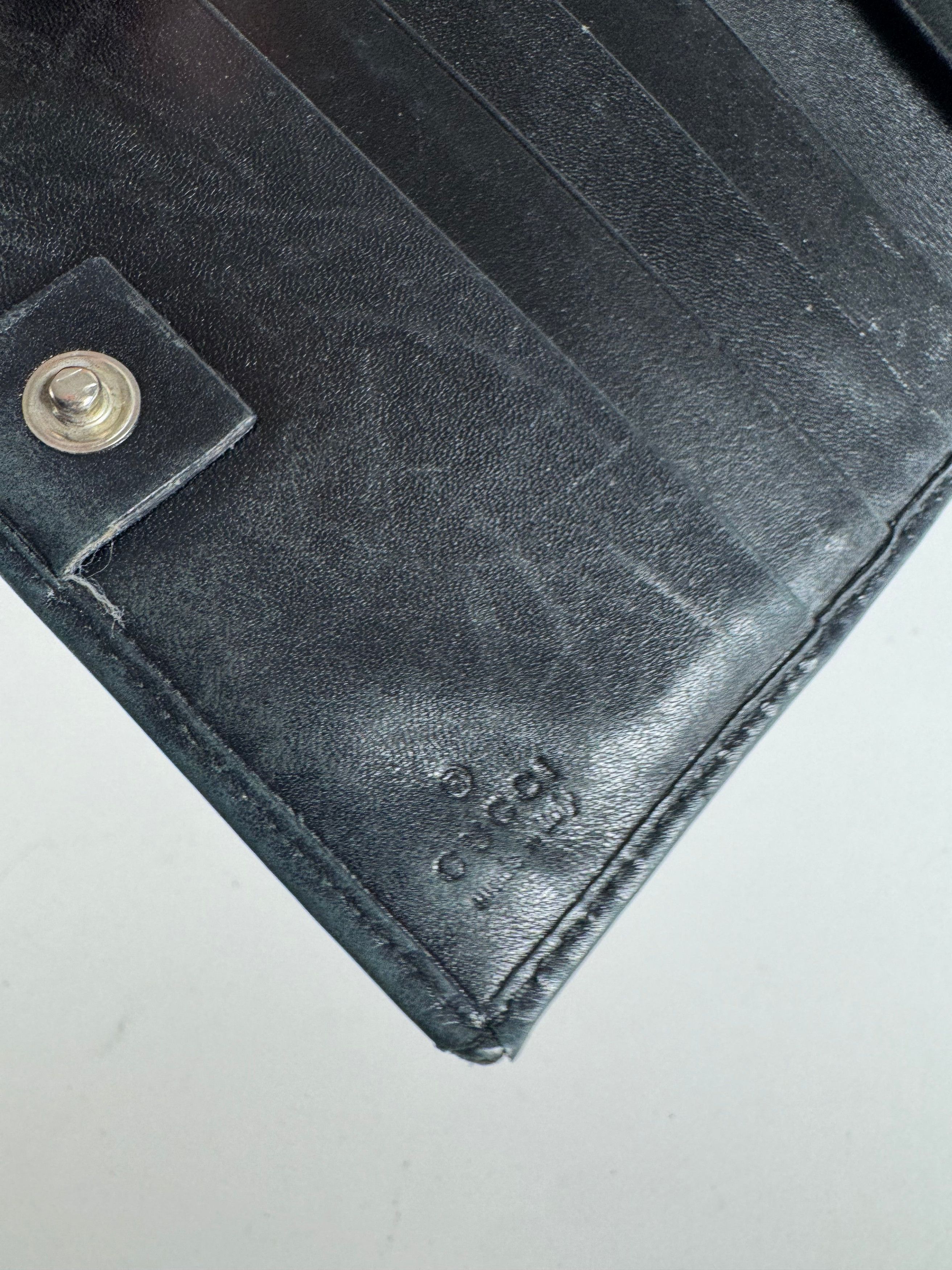 Gucci Vintage Leather wallet black Size ONE SIZE - 6 Thumbnail