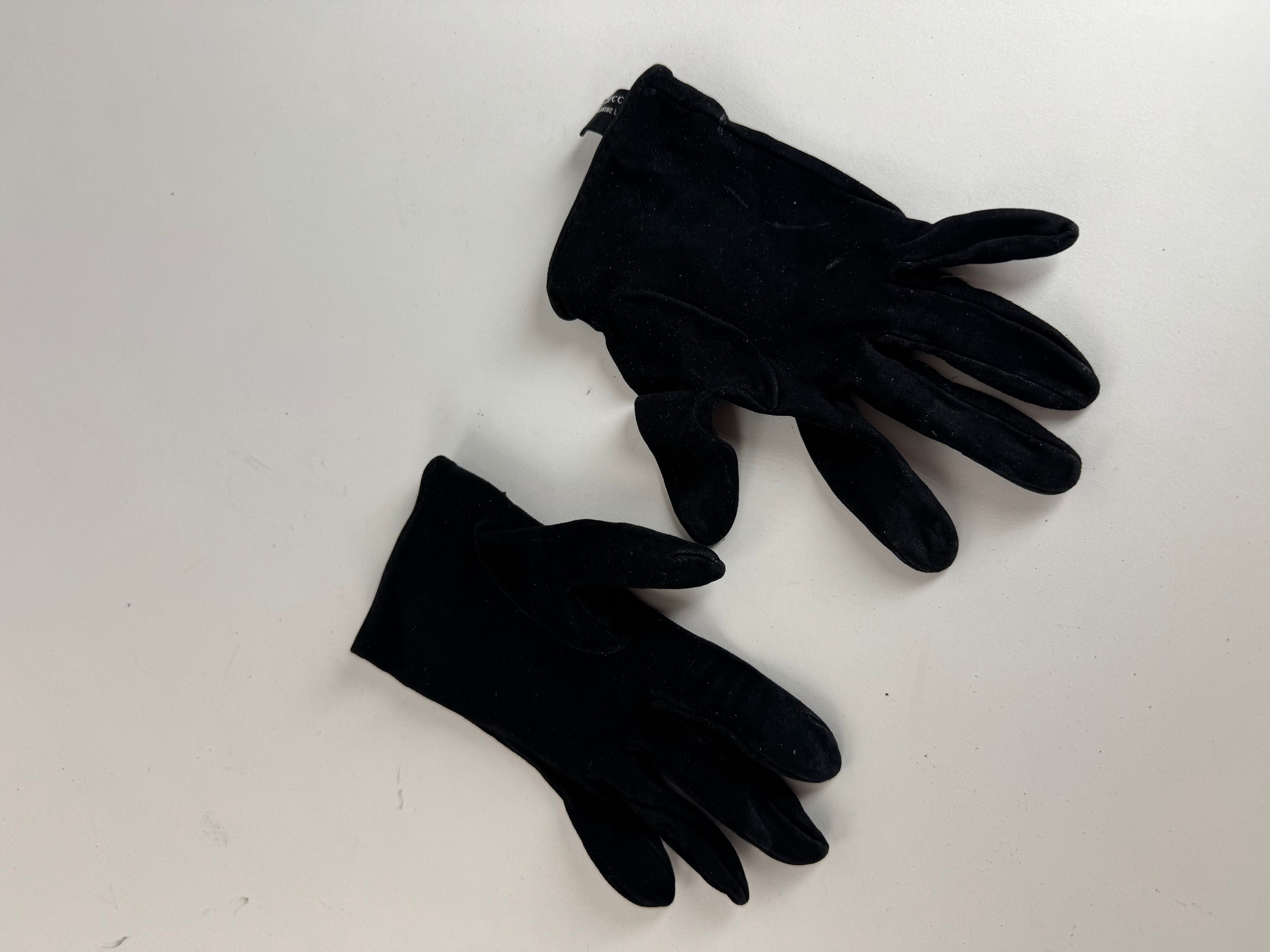 Gucci Vintage Leather gloves Black S Size ONE SIZE - 8 Thumbnail