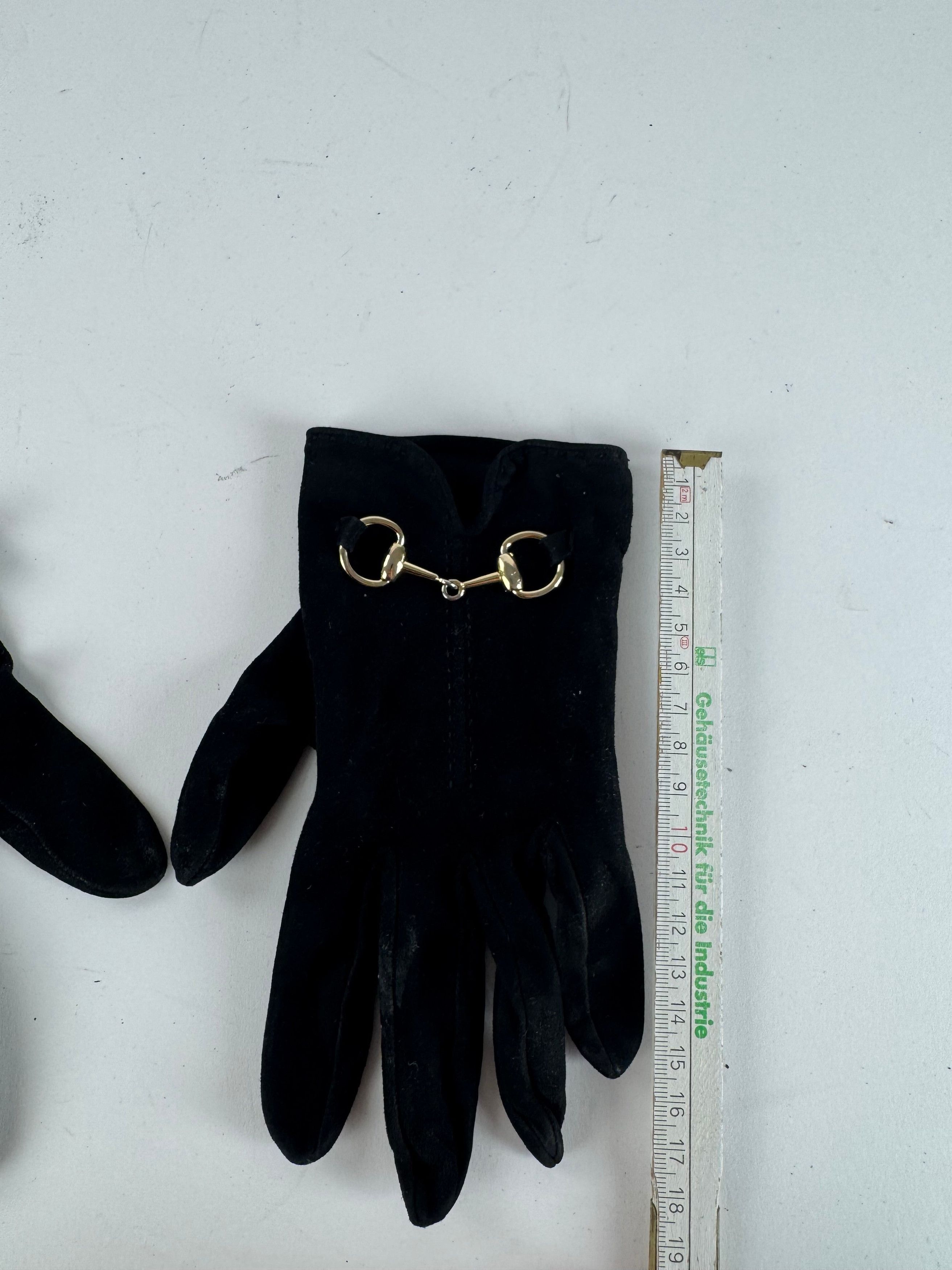 Gucci Vintage Leather gloves Black S Size ONE SIZE - 7 Thumbnail