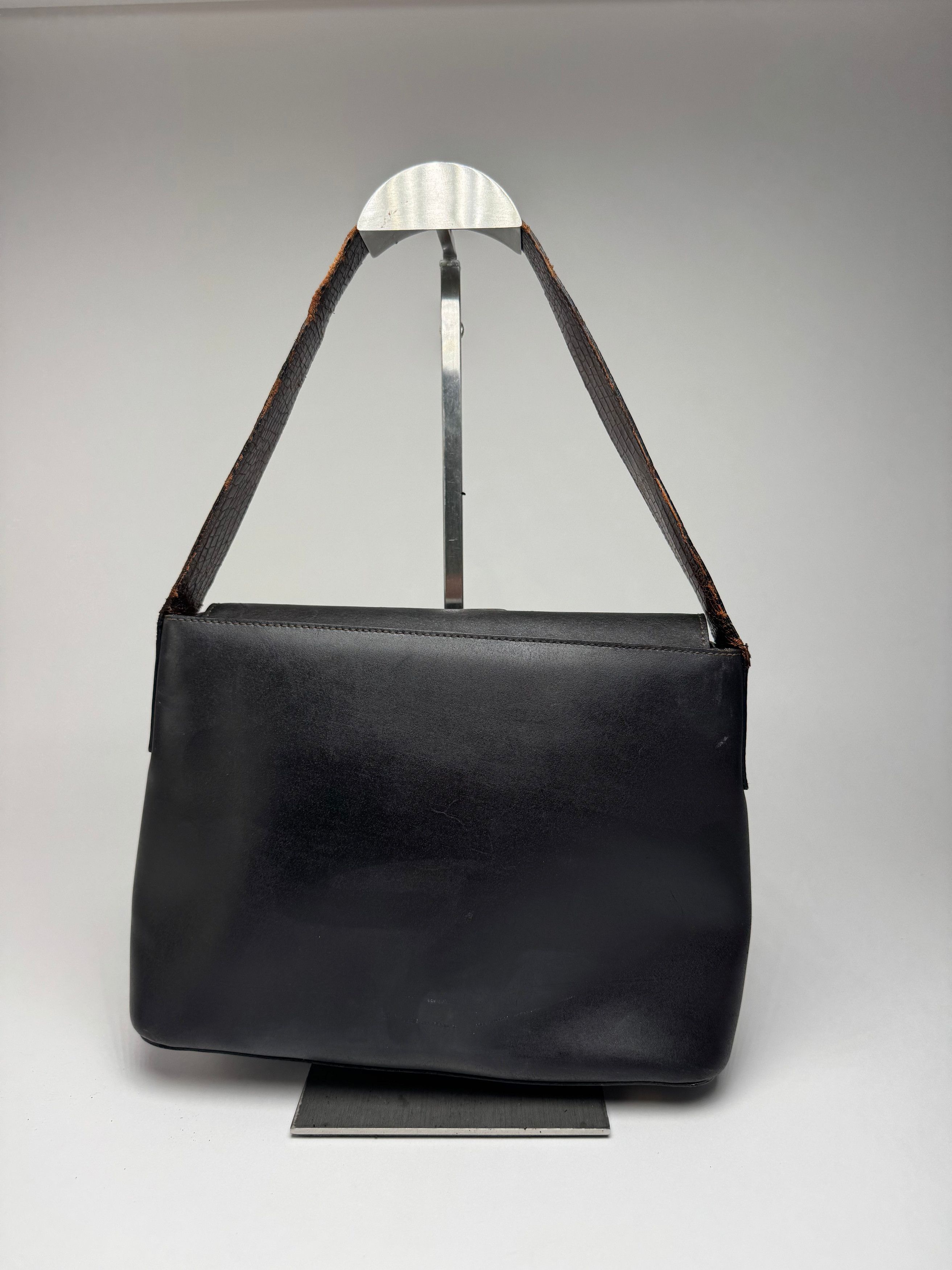 Celine Vintage Leather bag brown Size ONE SIZE - 2 Thumbnail