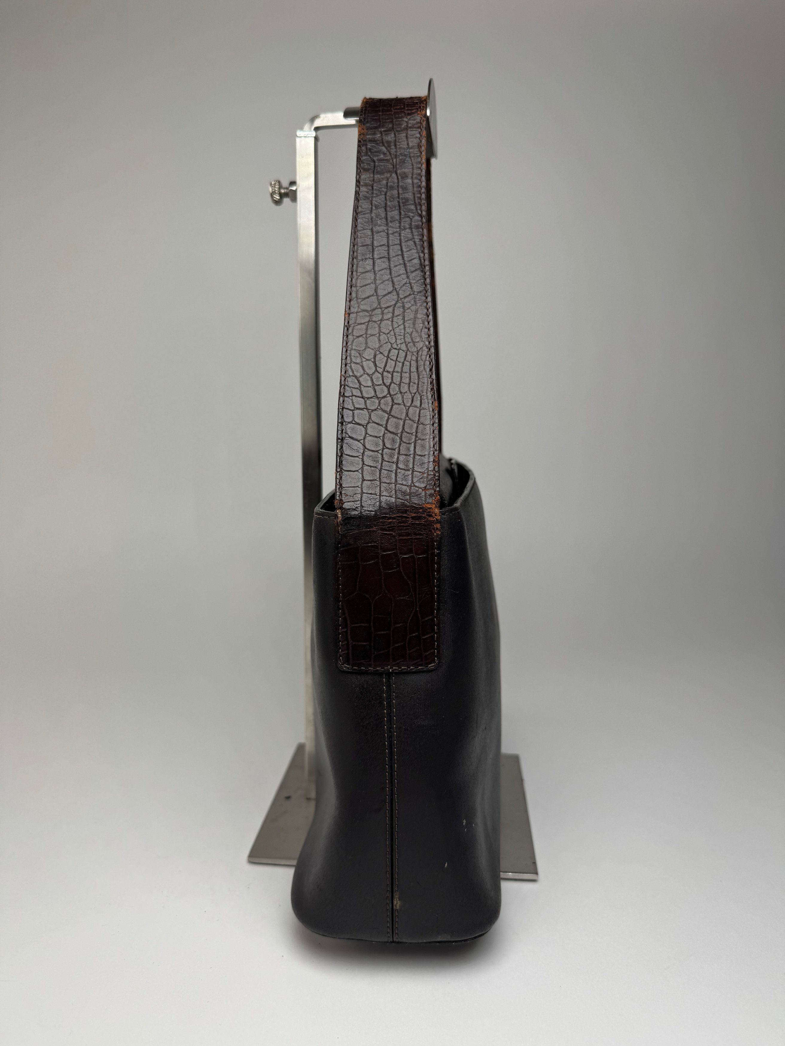 Celine Vintage Leather bag brown Size ONE SIZE - 6 Thumbnail