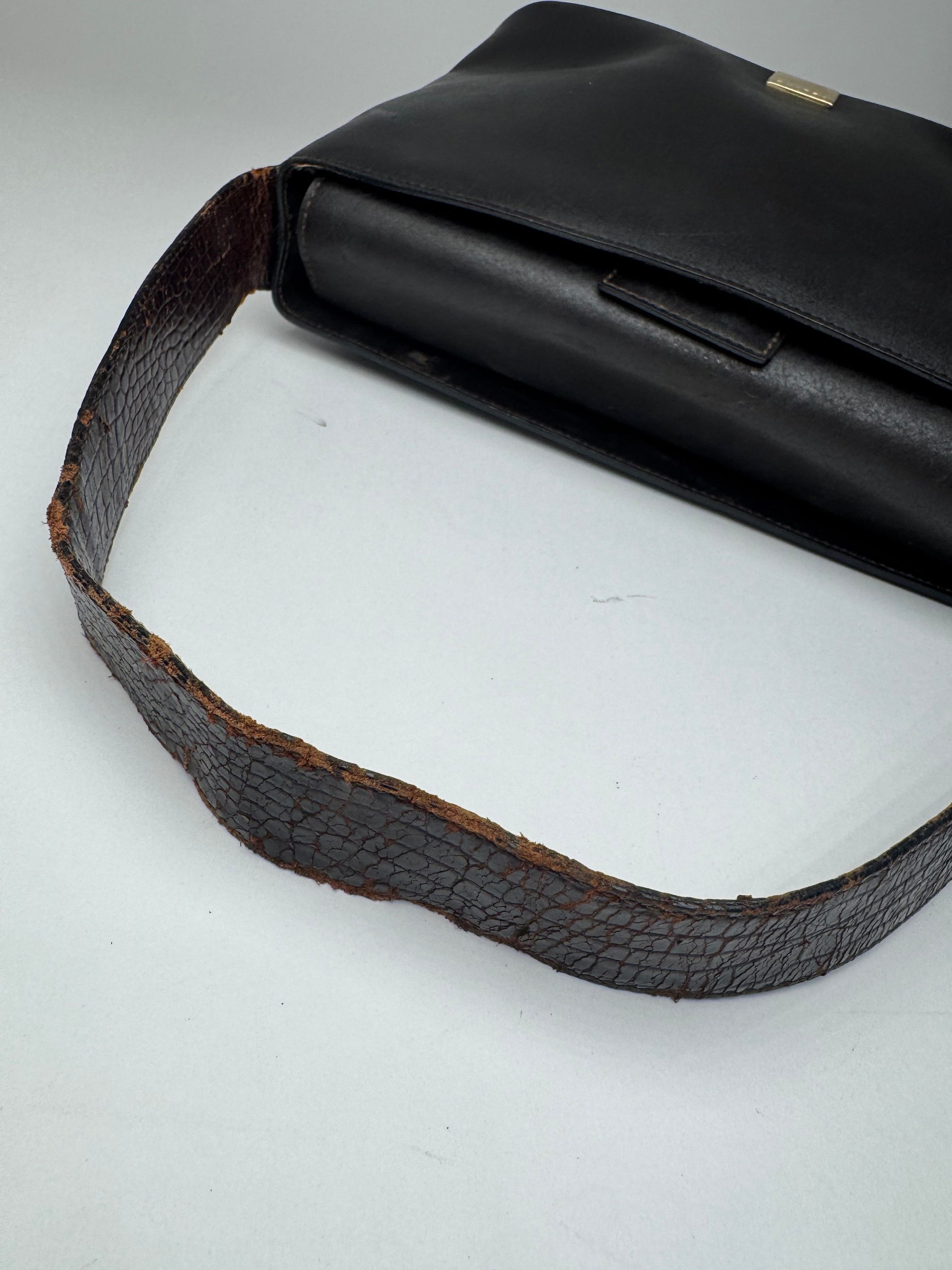 Celine Vintage Leather bag brown Size ONE SIZE - 8 Thumbnail