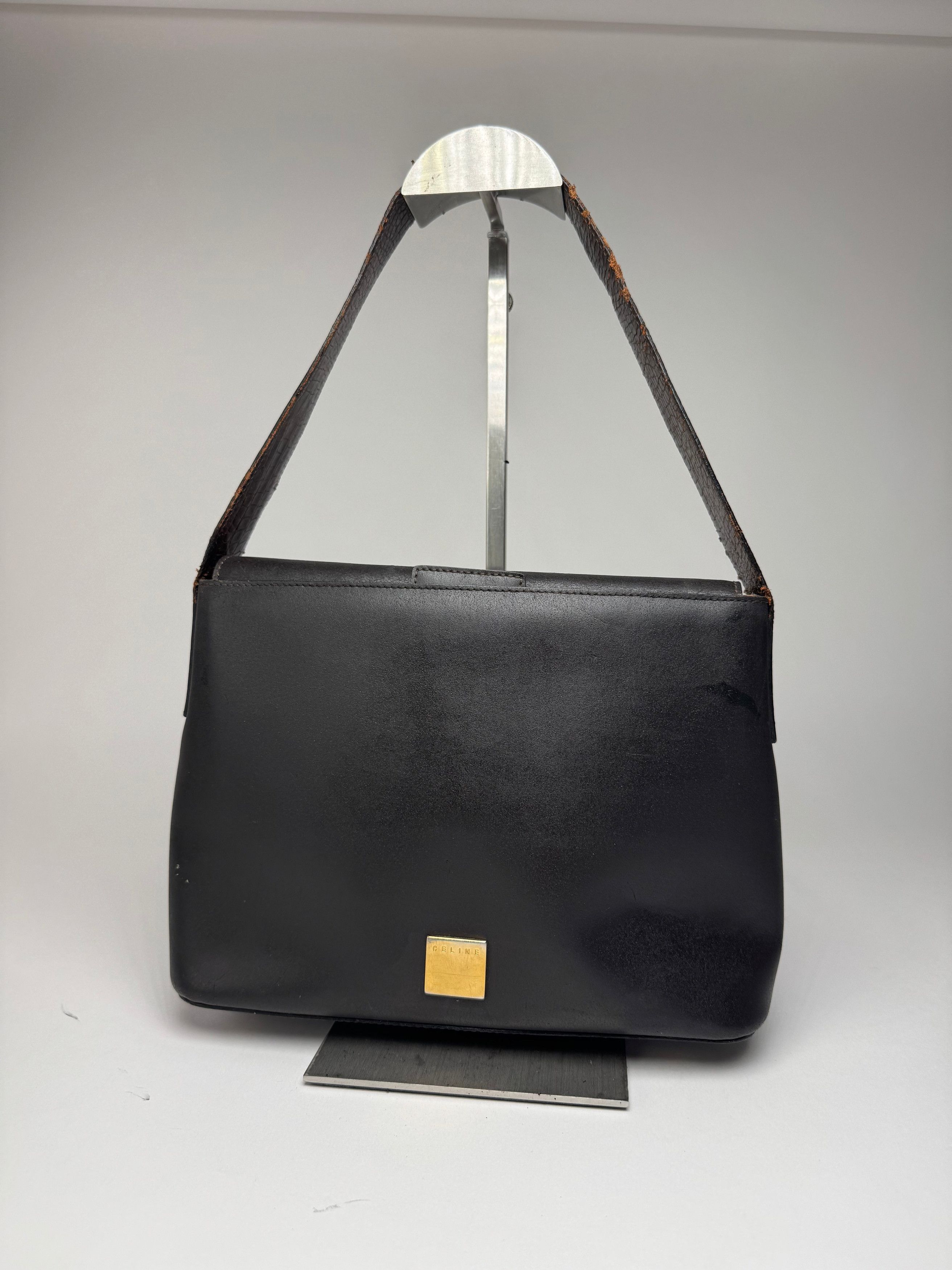 Celine Vintage Leather bag brown Size ONE SIZE - 15 Thumbnail