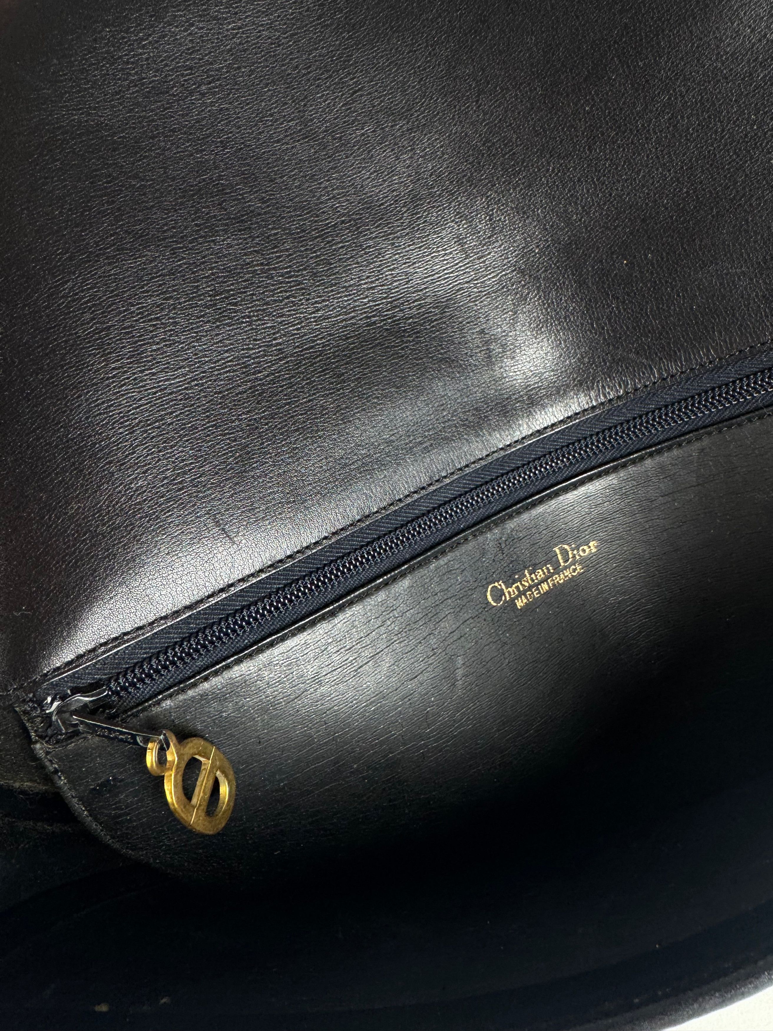 Dior Vintage Leather bag black Size ONE SIZE - 7 Thumbnail