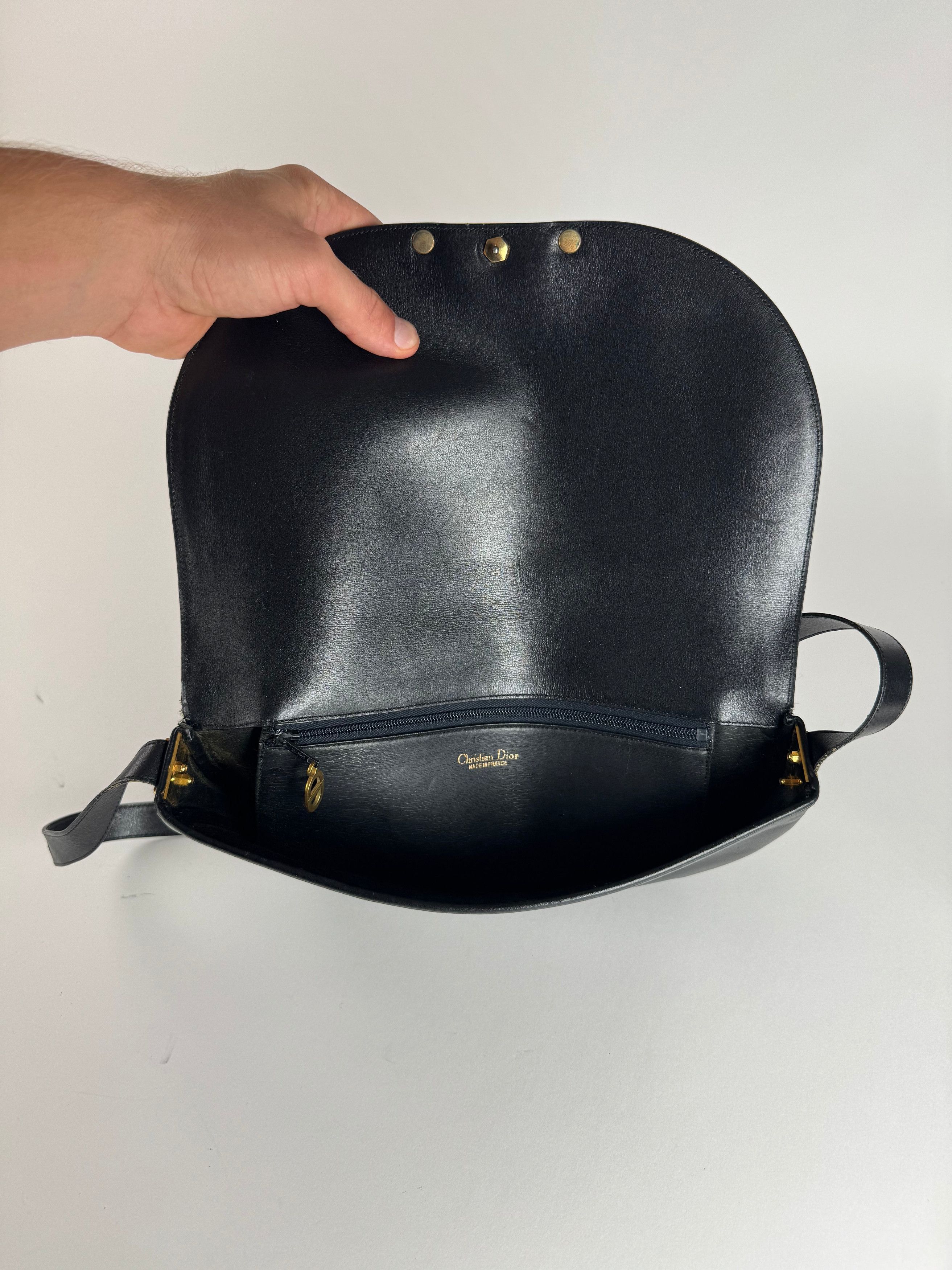 Dior Vintage Leather bag black Size ONE SIZE - 4 Thumbnail