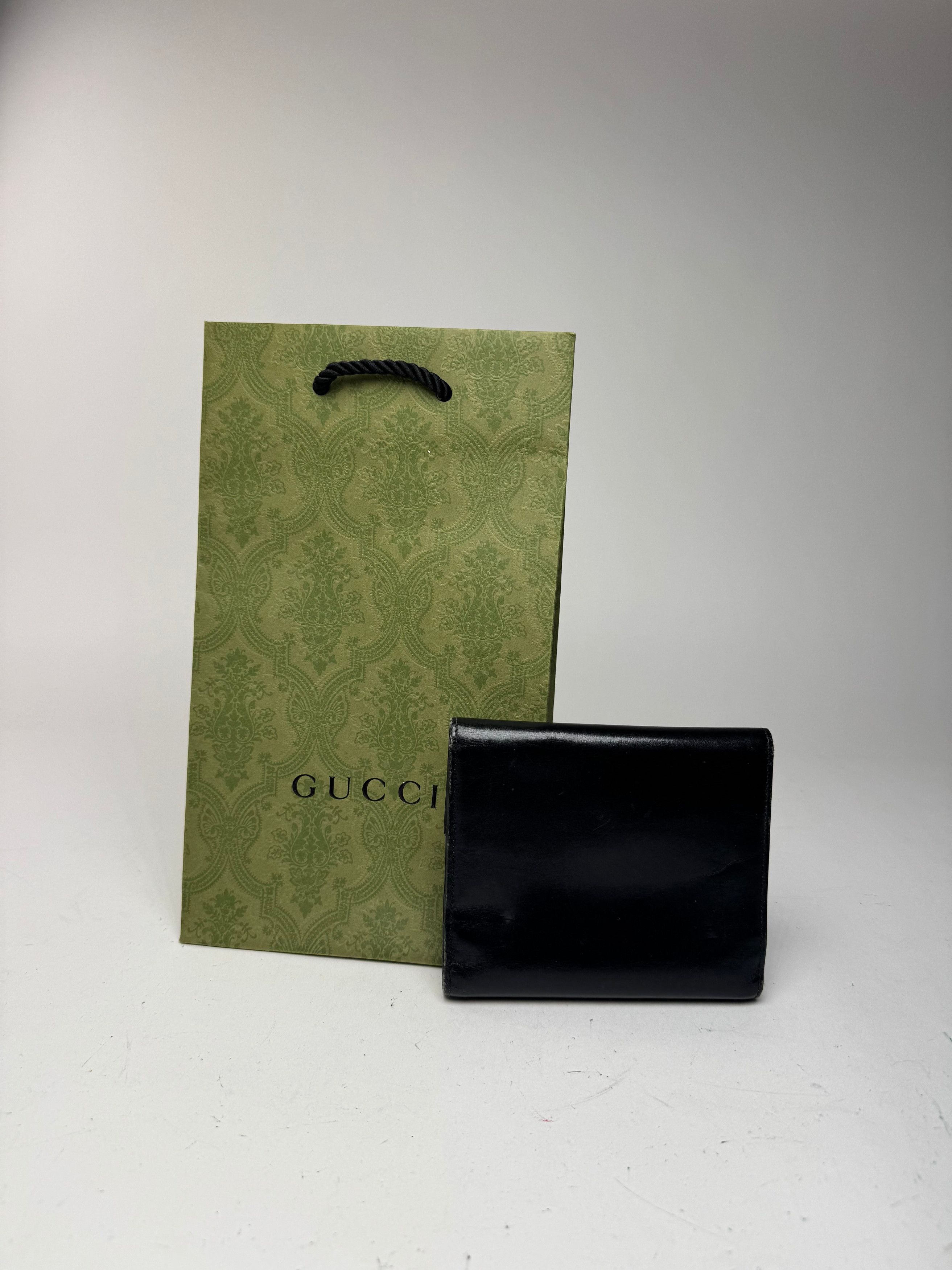 Gucci Vintage Patent leather Organizer / Card holder black Size ONE SIZE - 14 Thumbnail