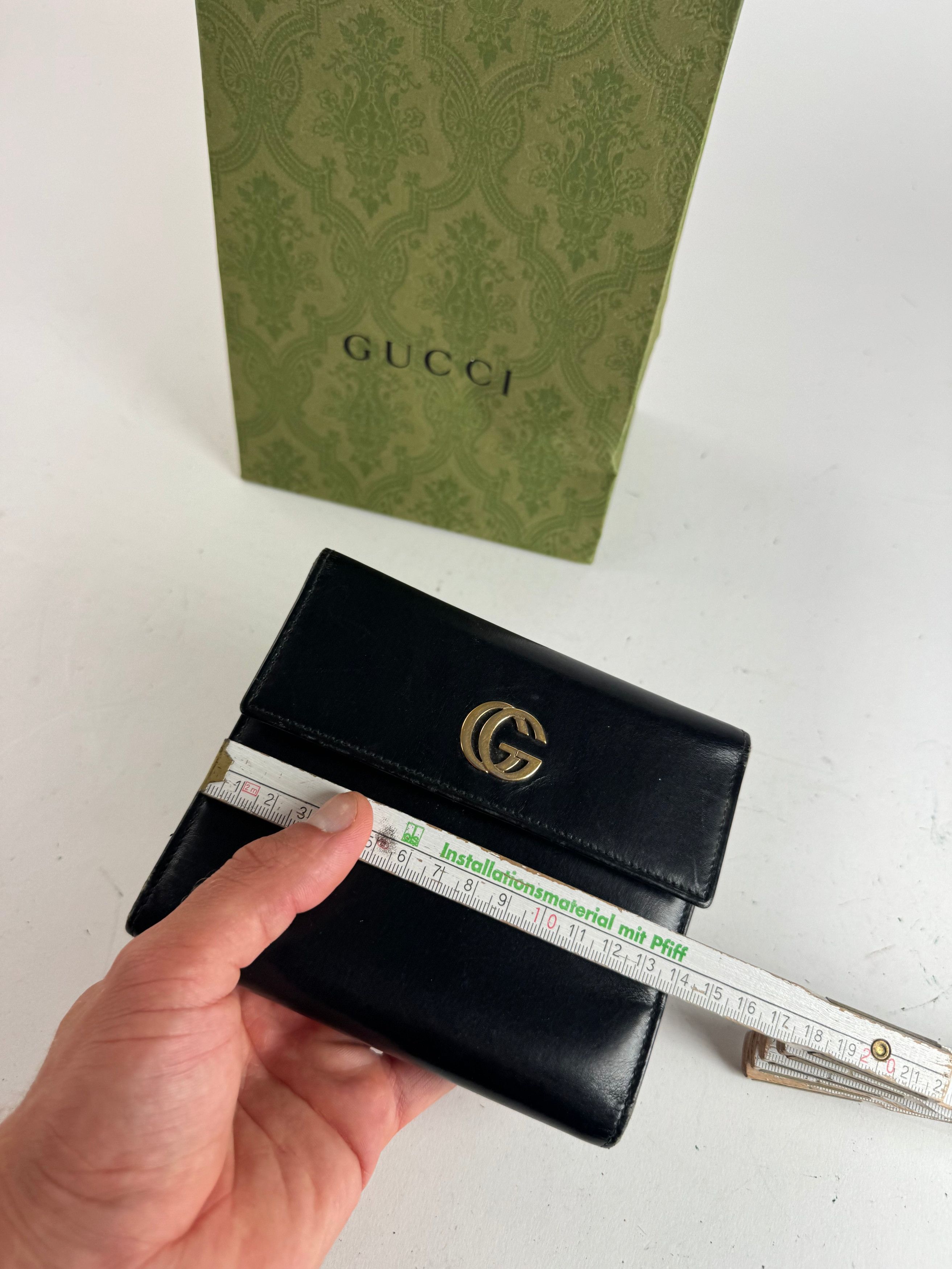 Gucci Vintage Patent leather Organizer / Card holder black Size ONE SIZE - 11 Thumbnail