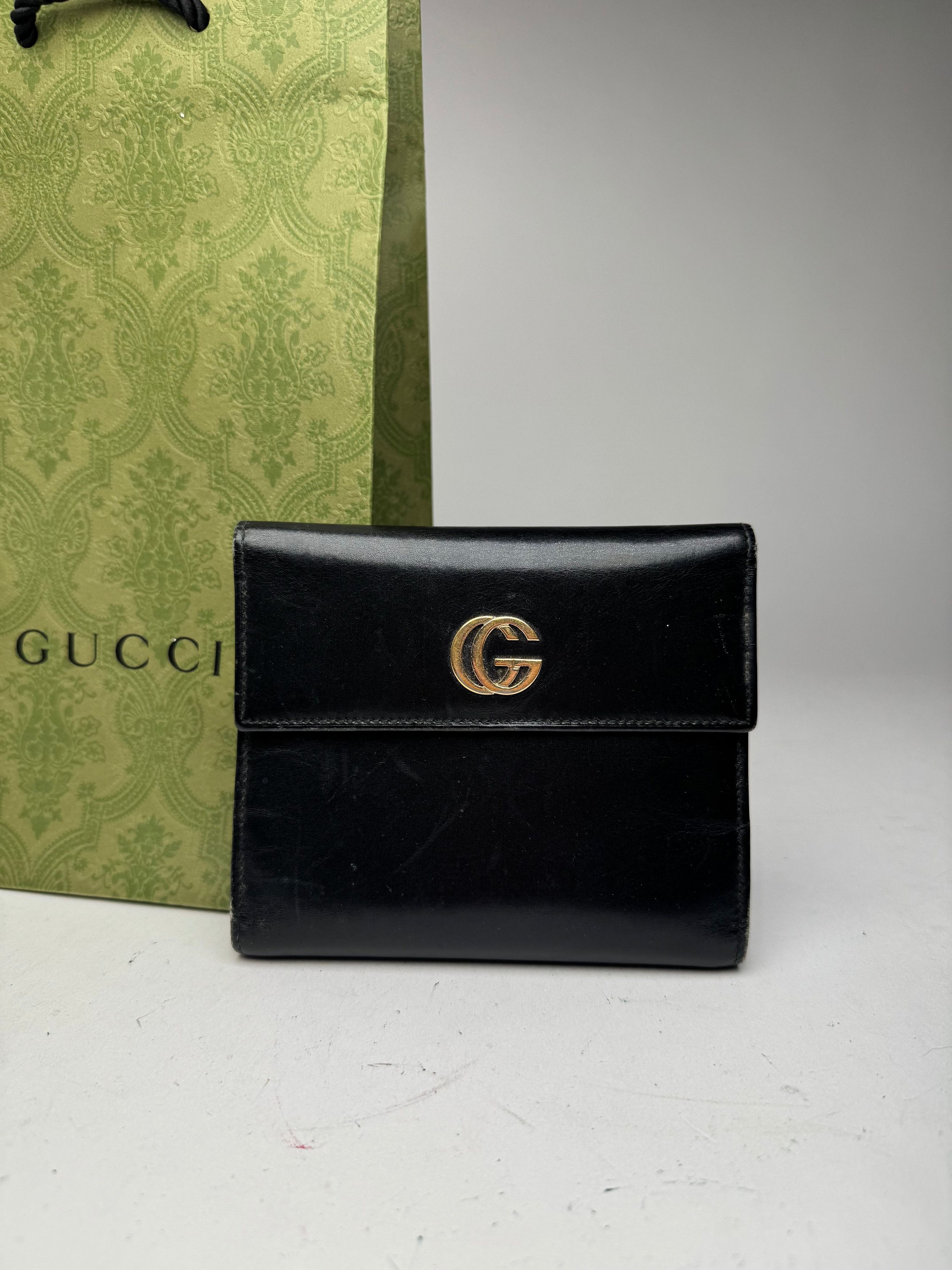 Gucci Vintage Patent leather Organizer / Card holder black Size ONE SIZE - 7 Thumbnail