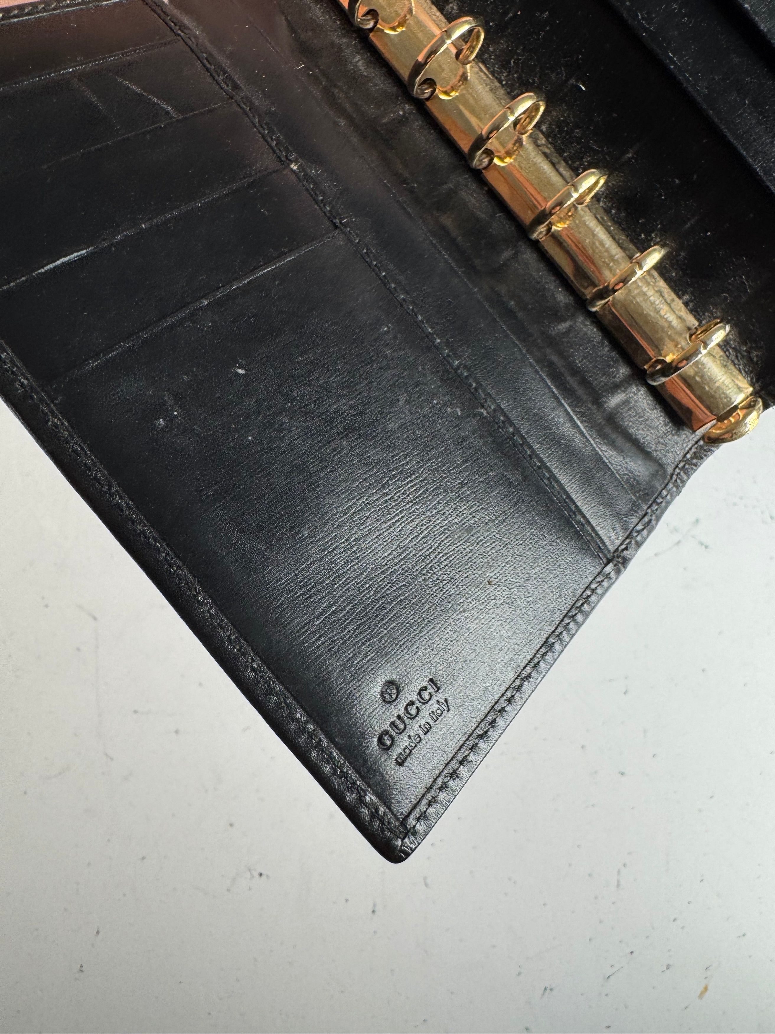 Gucci Vintage Patent leather Organizer / Card holder black Size ONE SIZE - 3 Thumbnail