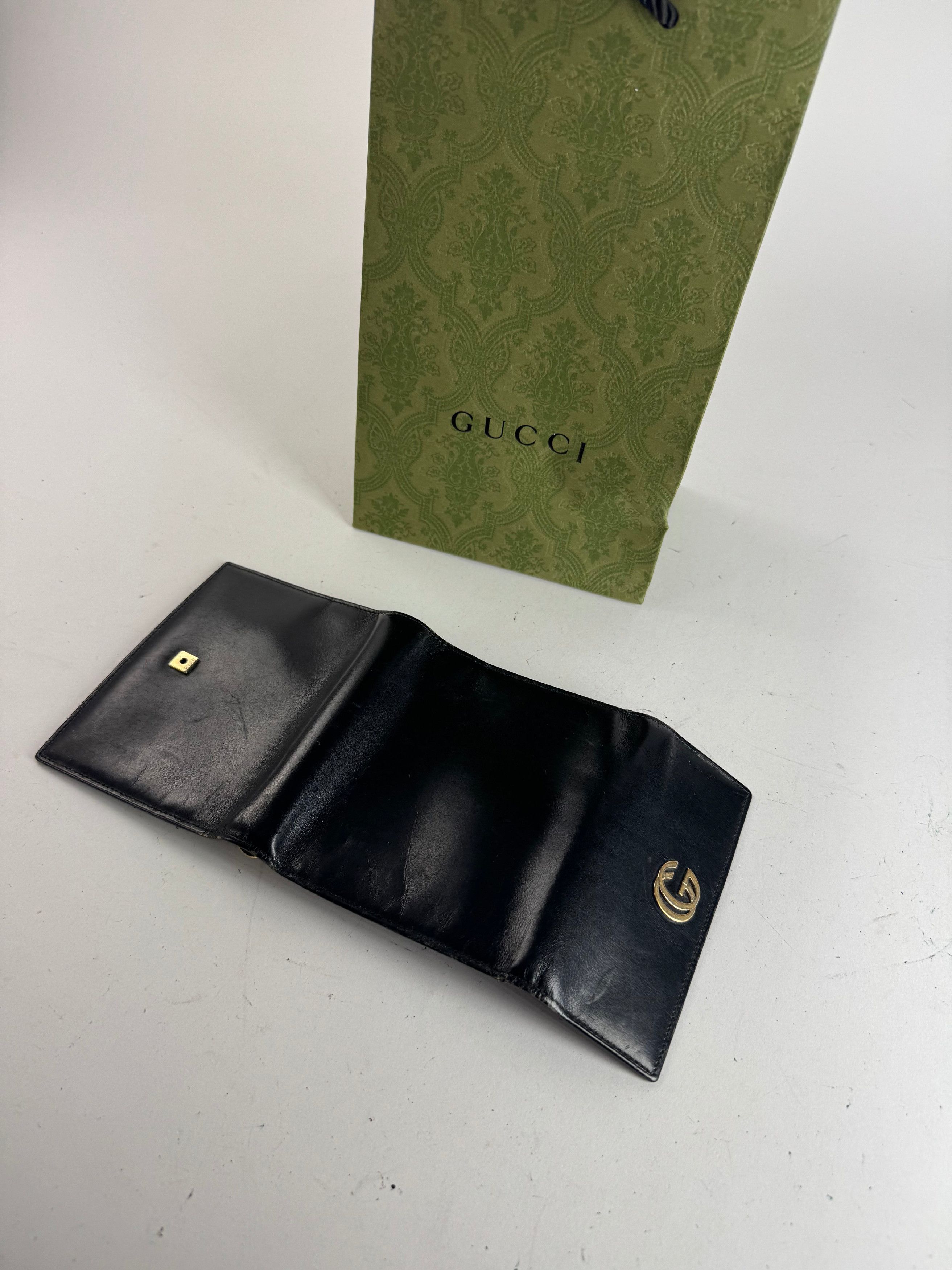 Gucci Vintage Patent leather Organizer / Card holder black Size ONE SIZE - 10 Thumbnail