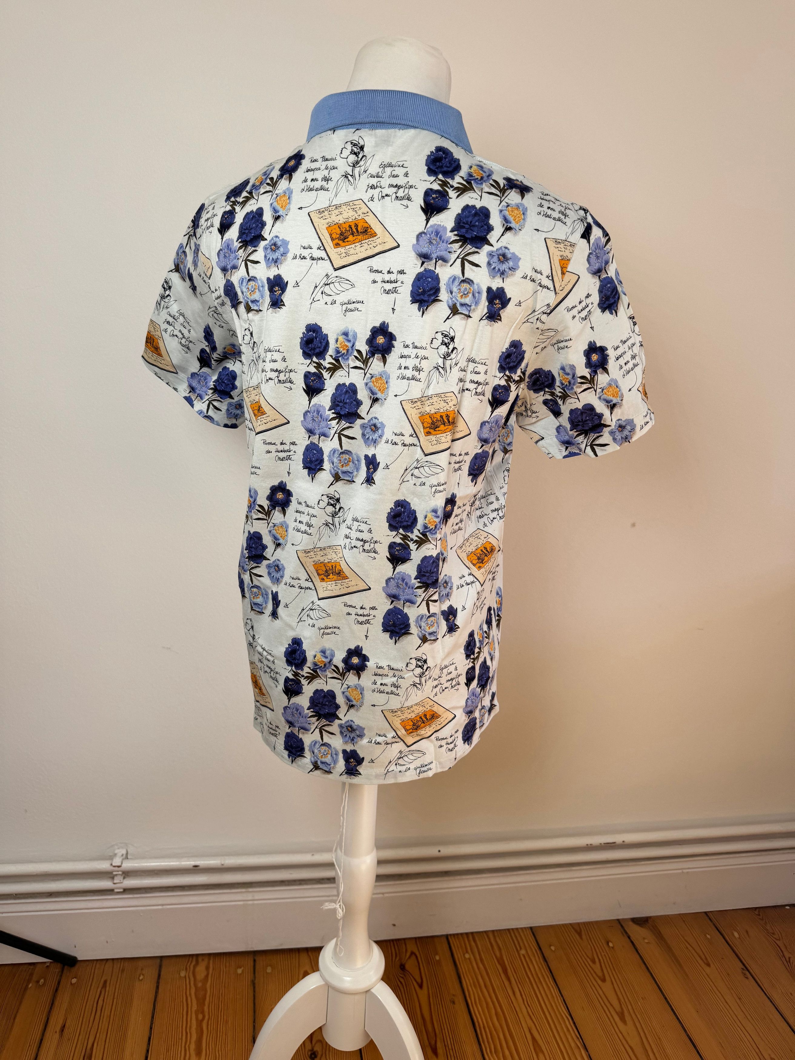 Dior Vintage Poloshirt Blue White L Size L / US 10 / IT 46 - 3 Thumbnail