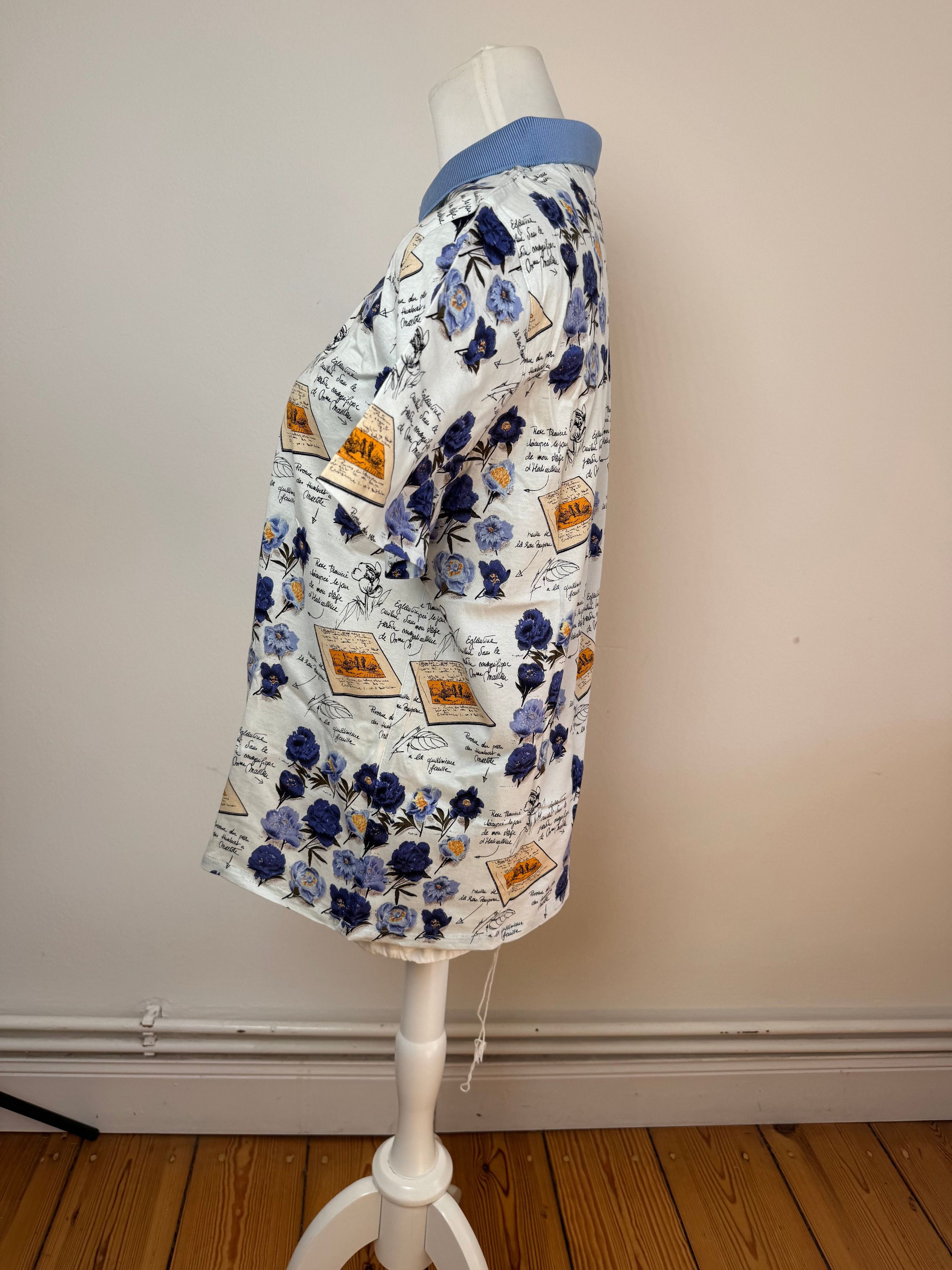 Dior Vintage Poloshirt Blue White L Size L / US 10 / IT 46 - 2 Thumbnail