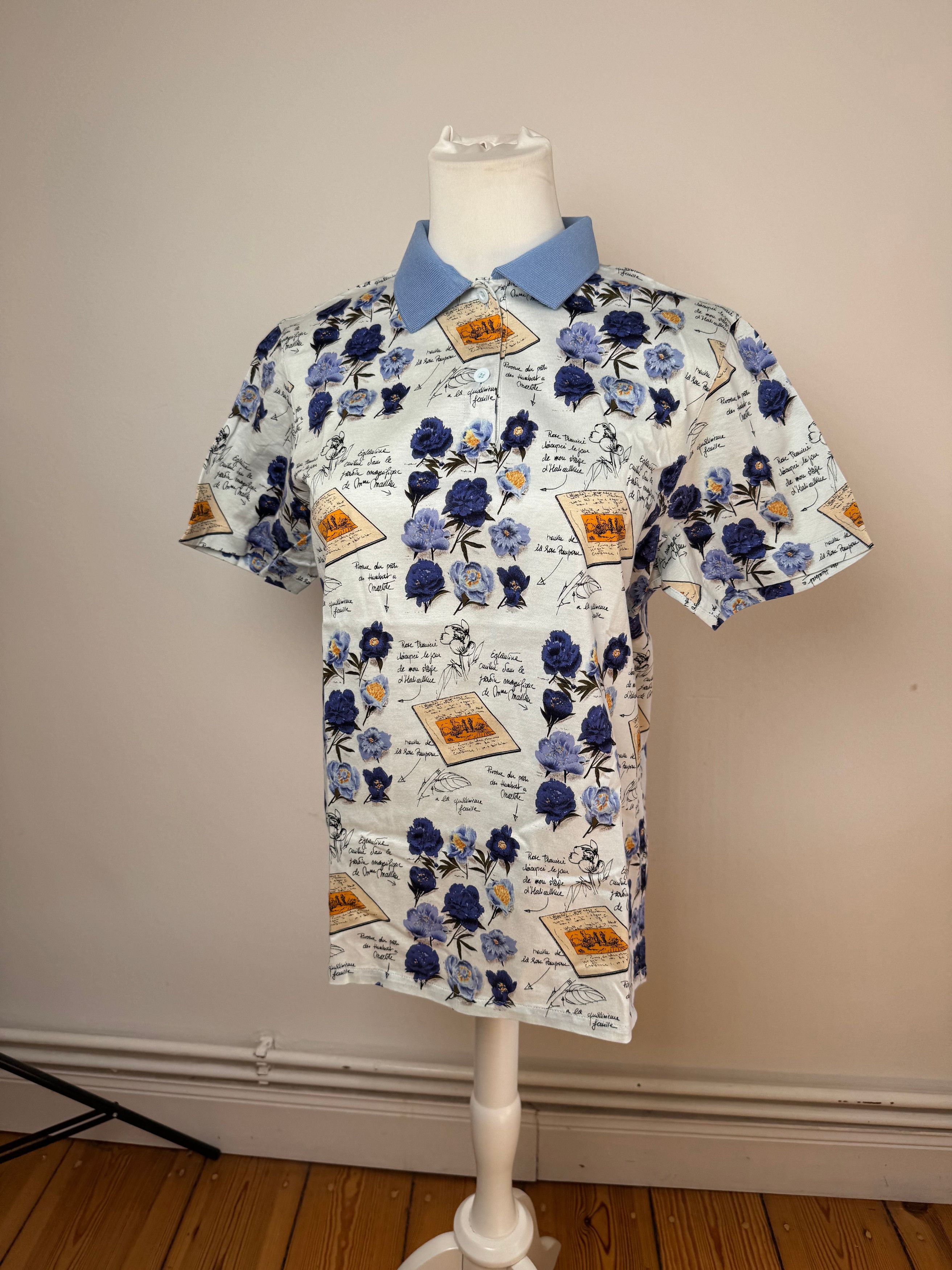 Dior Vintage Poloshirt Blue White L Size L / US 10 / IT 46 - 13 Thumbnail