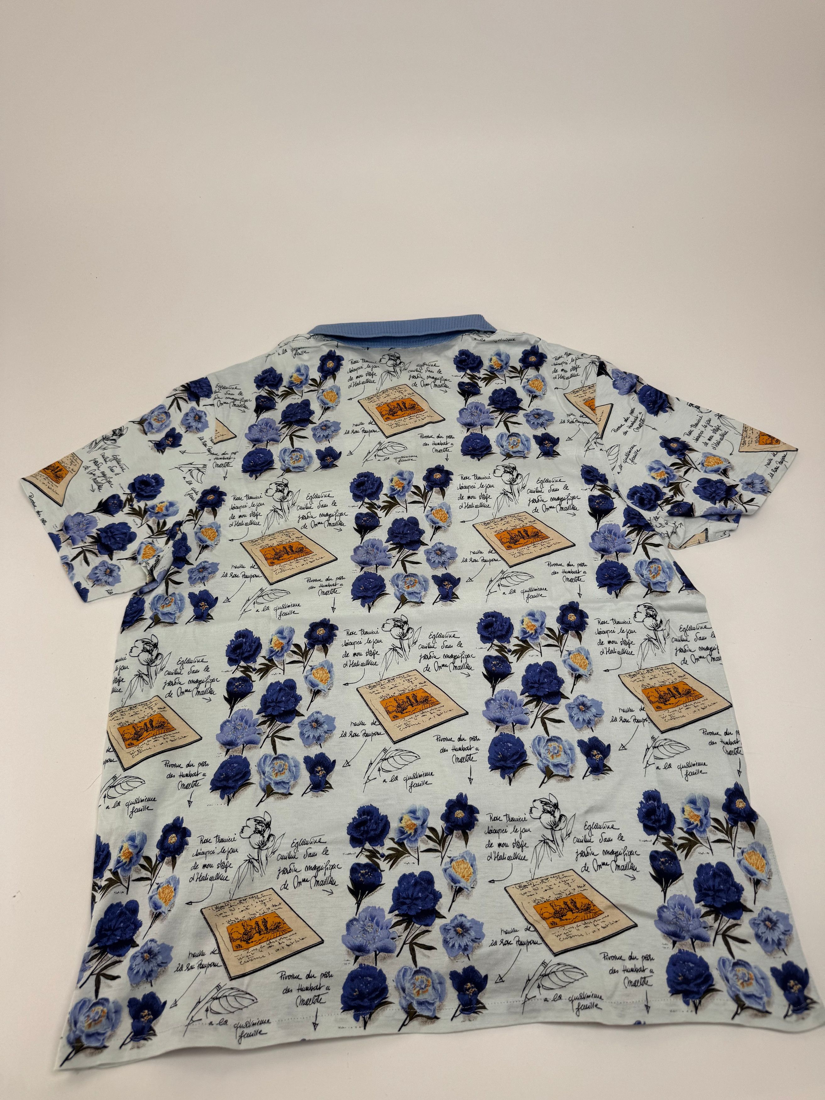 Dior Vintage Poloshirt Blue White L Size L / US 10 / IT 46 - 11 Thumbnail