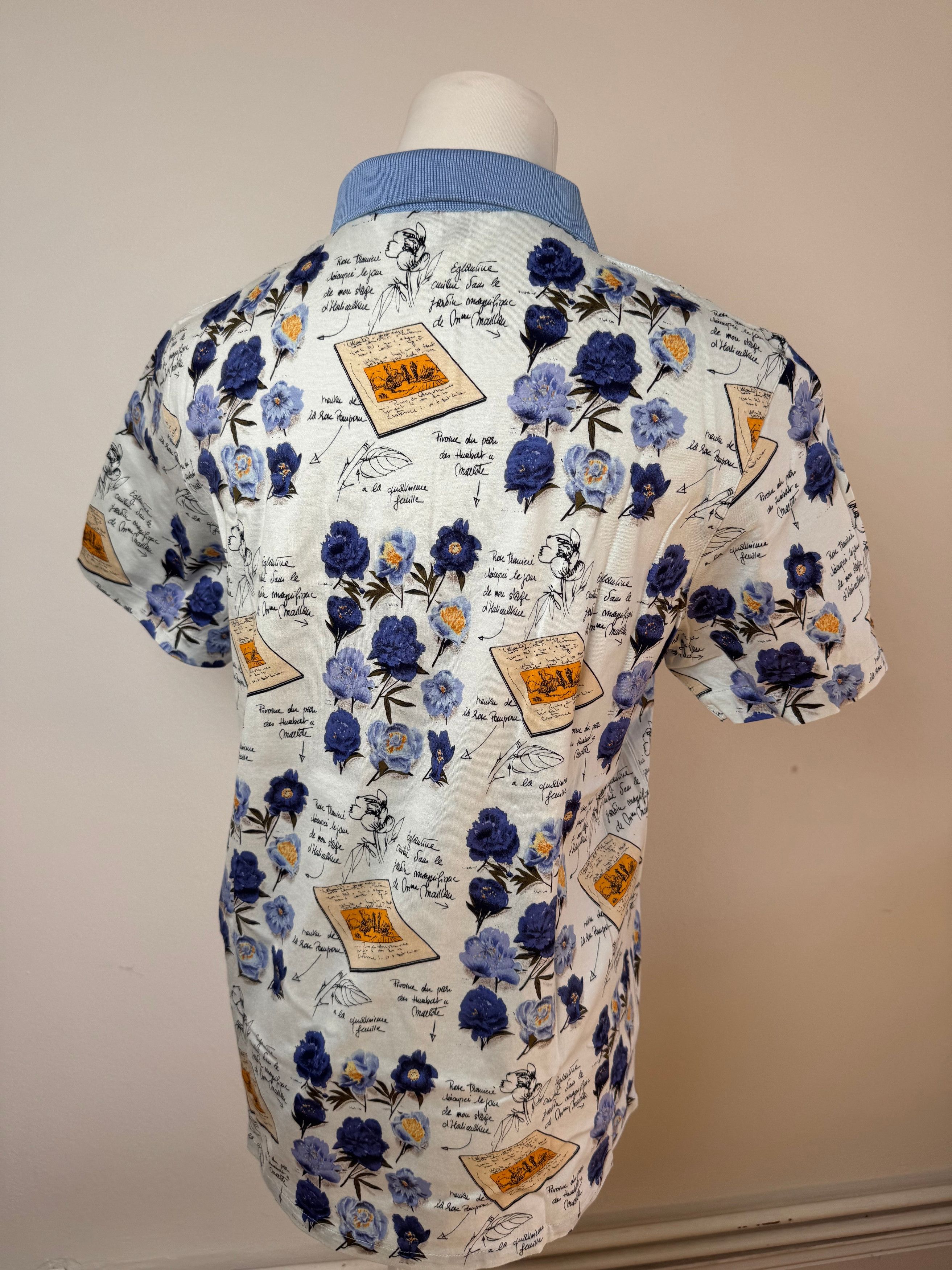 Dior Vintage Poloshirt Blue White L Size L / US 10 / IT 46 - 15 Thumbnail