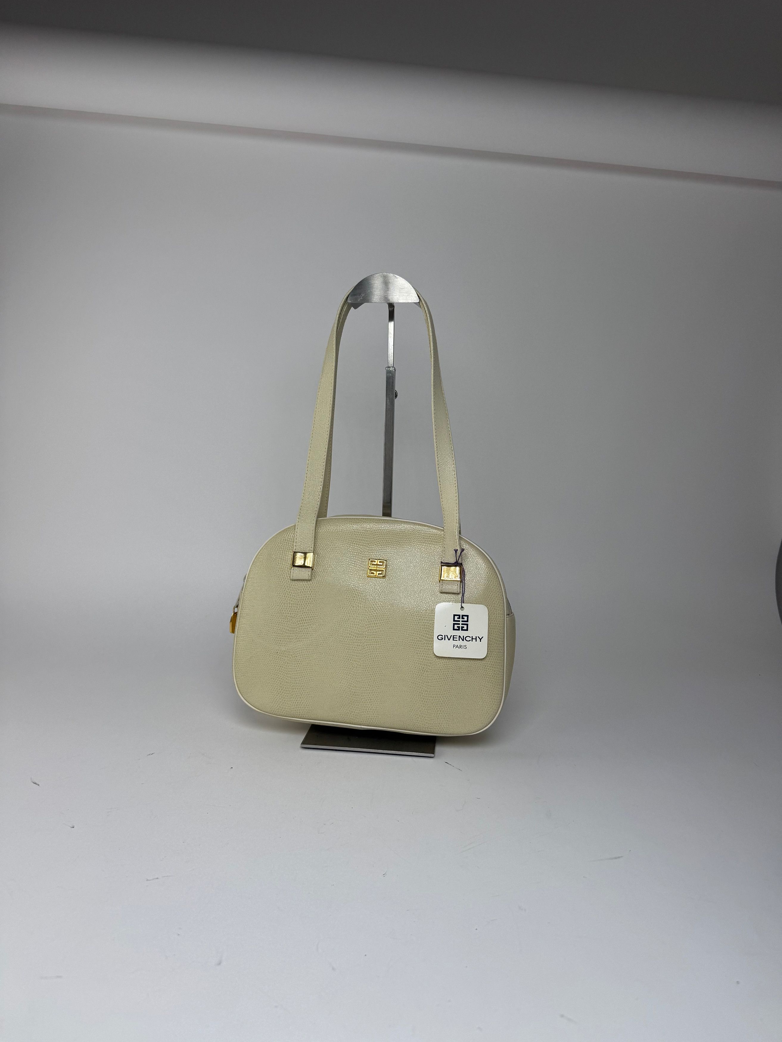 Givenchy Vintage Snake Emblossed Leather Bag beige Size ONE SIZE - 14 Thumbnail