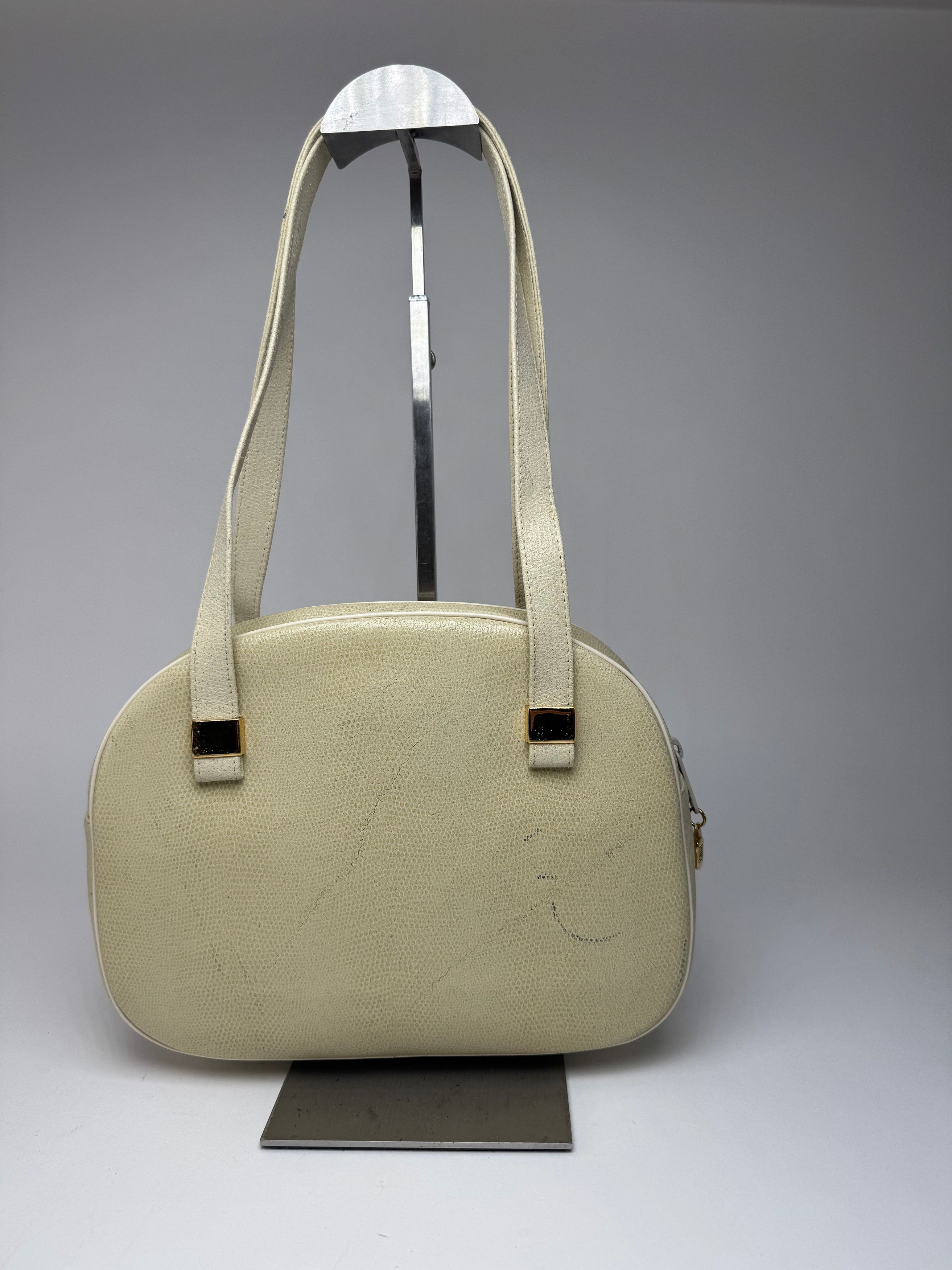 Givenchy Vintage Snake Emblossed Leather Bag beige Size ONE SIZE - 2 Thumbnail