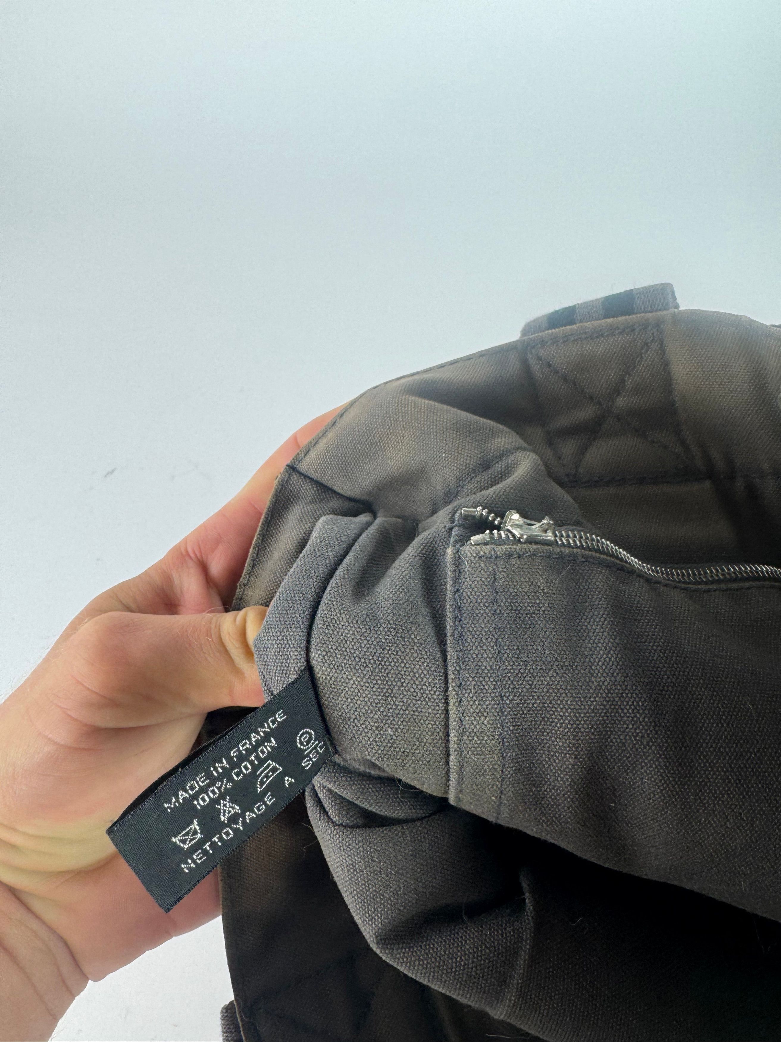 Other Vintage Hermes canvas Mini Tote Grey Size ONE SIZE - 5 Thumbnail