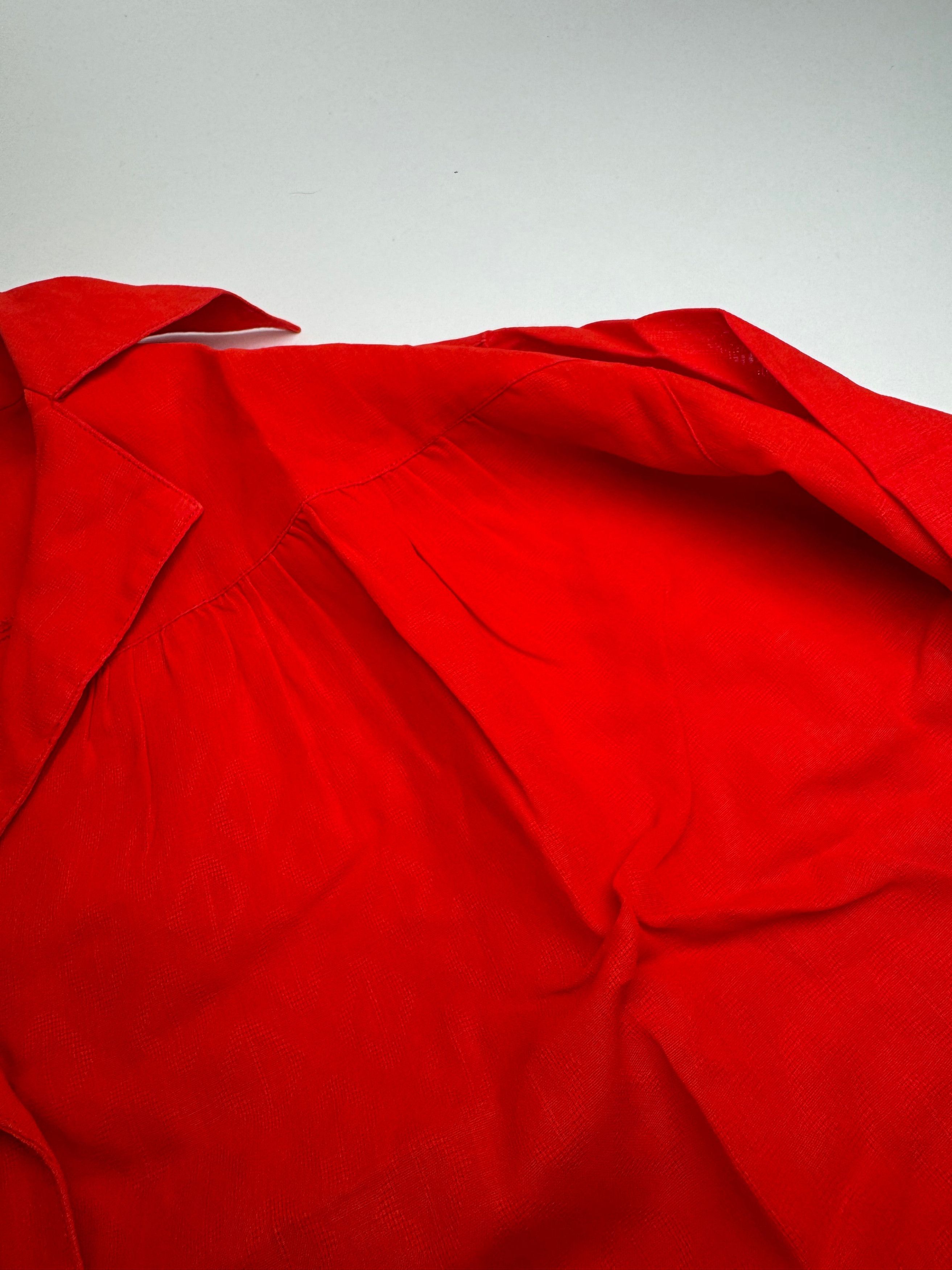 Dior Vintage Shirt Red M Size S / US 4 / IT 40 - 6 Thumbnail