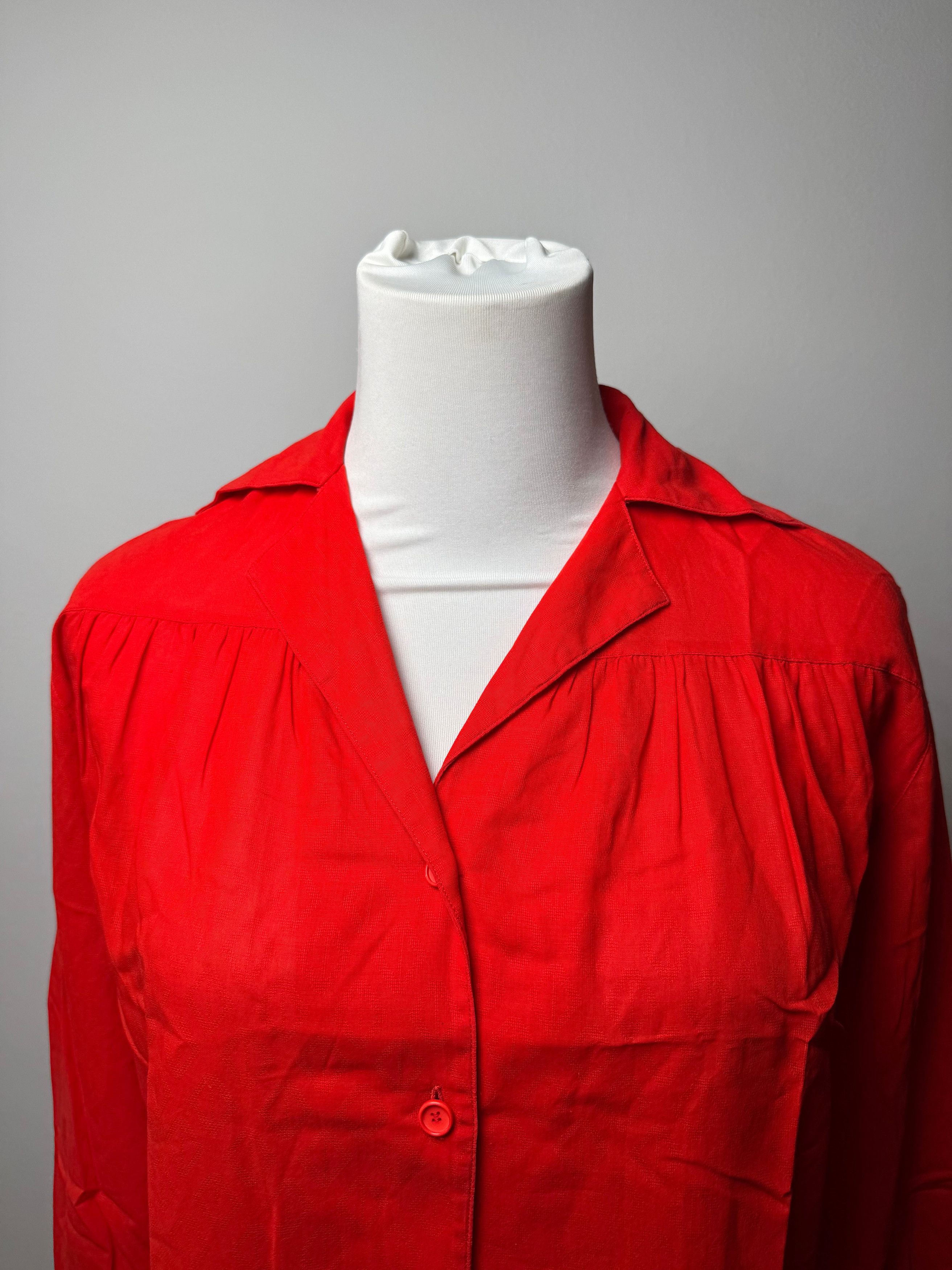 Dior Vintage Shirt Red M Size S / US 4 / IT 40 - 8 Thumbnail