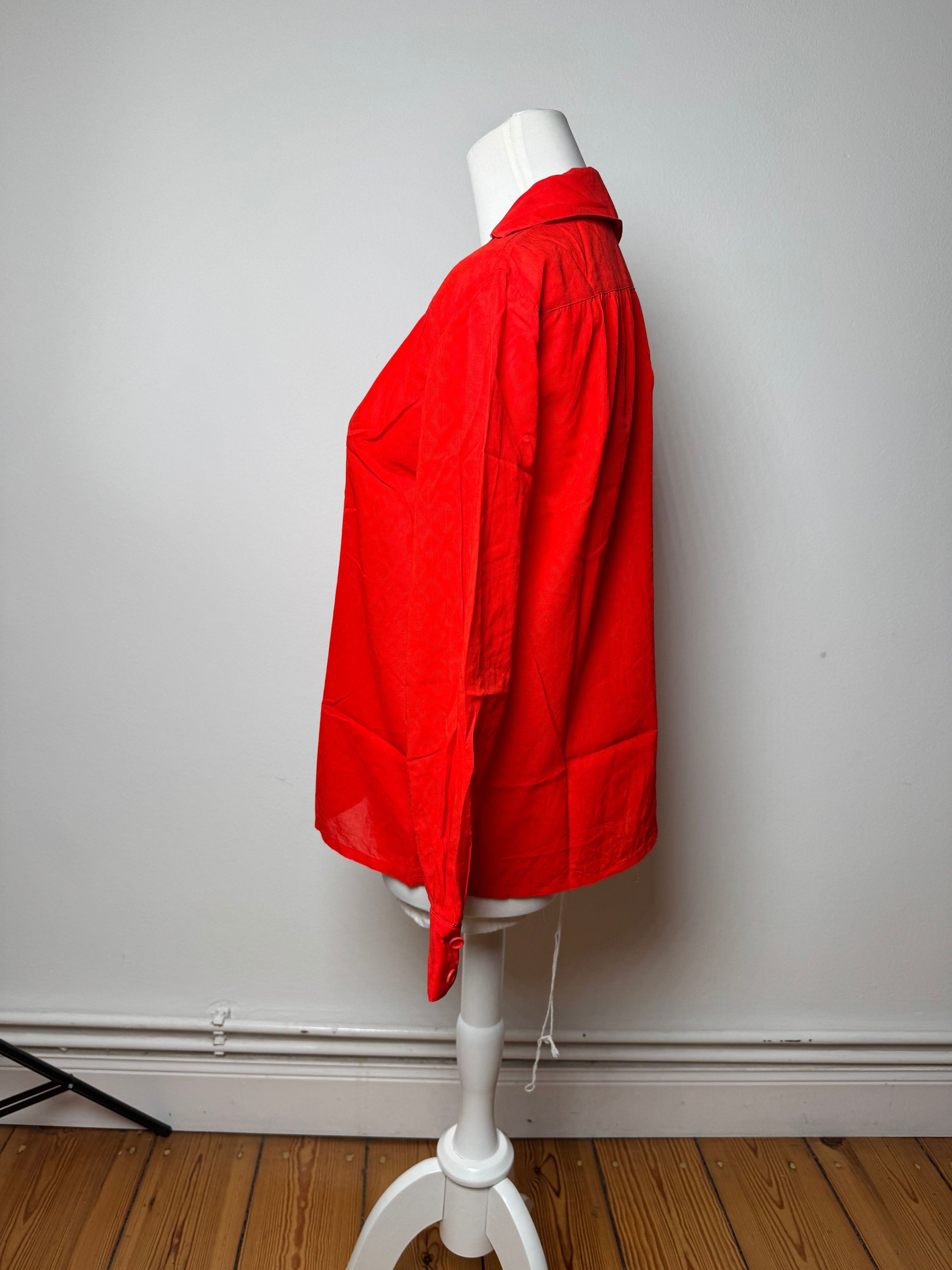 Dior Vintage Shirt Red M Size S / US 4 / IT 40 - 2 Thumbnail