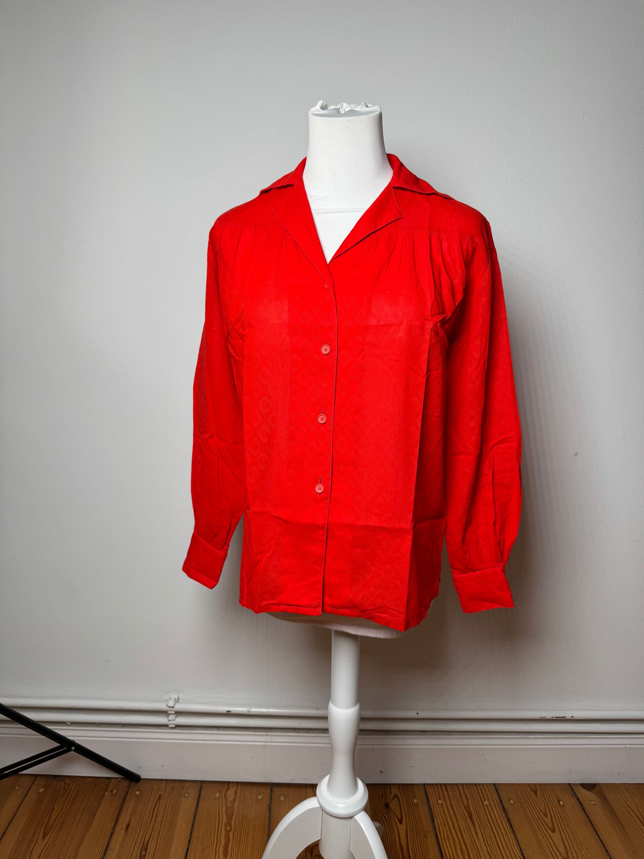 Dior Vintage Shirt Red M Size S / US 4 / IT 40 - 13 Thumbnail