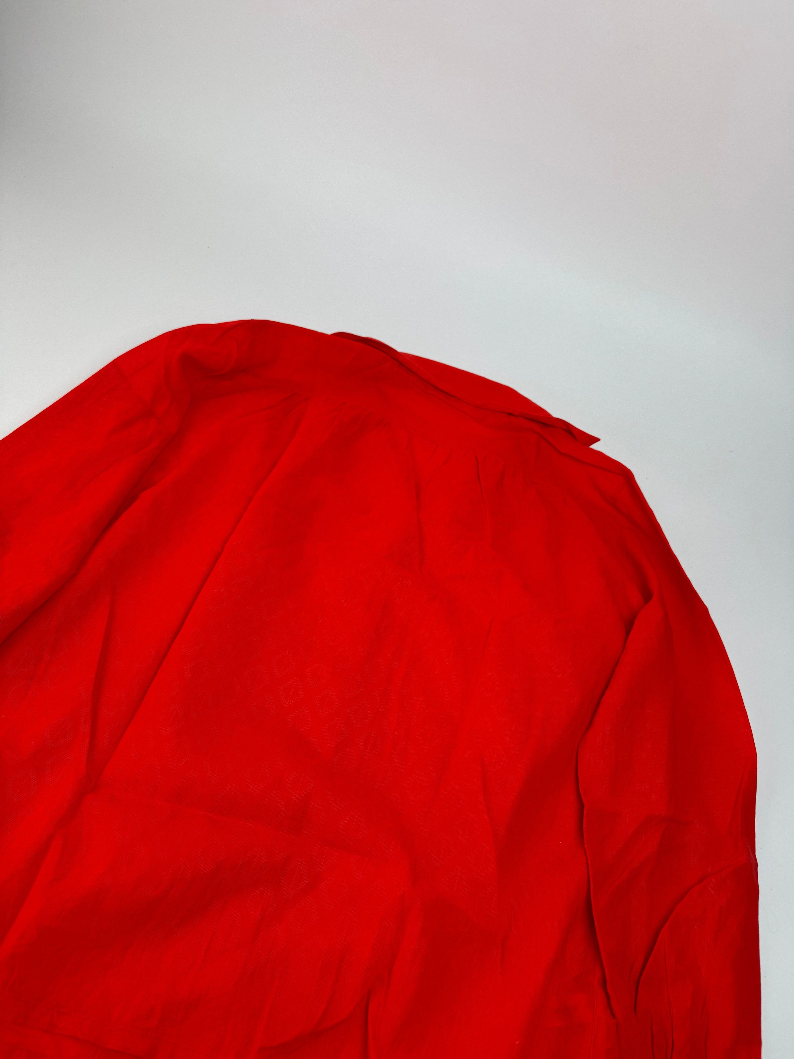 Dior Vintage Shirt Red M Size S / US 4 / IT 40 - 12 Thumbnail